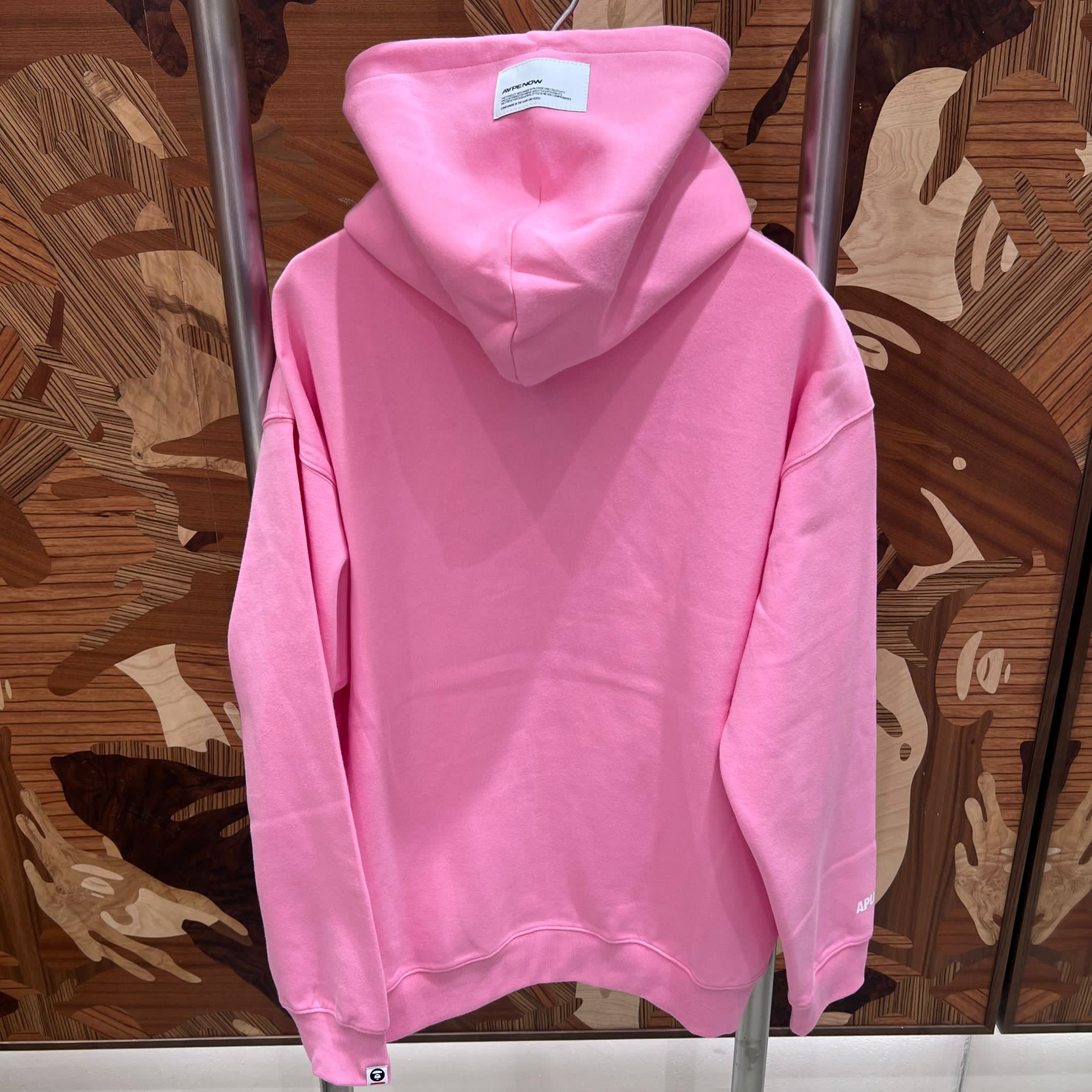 AAPE AAPENOW heart moonface zip-up hoodie (D346)