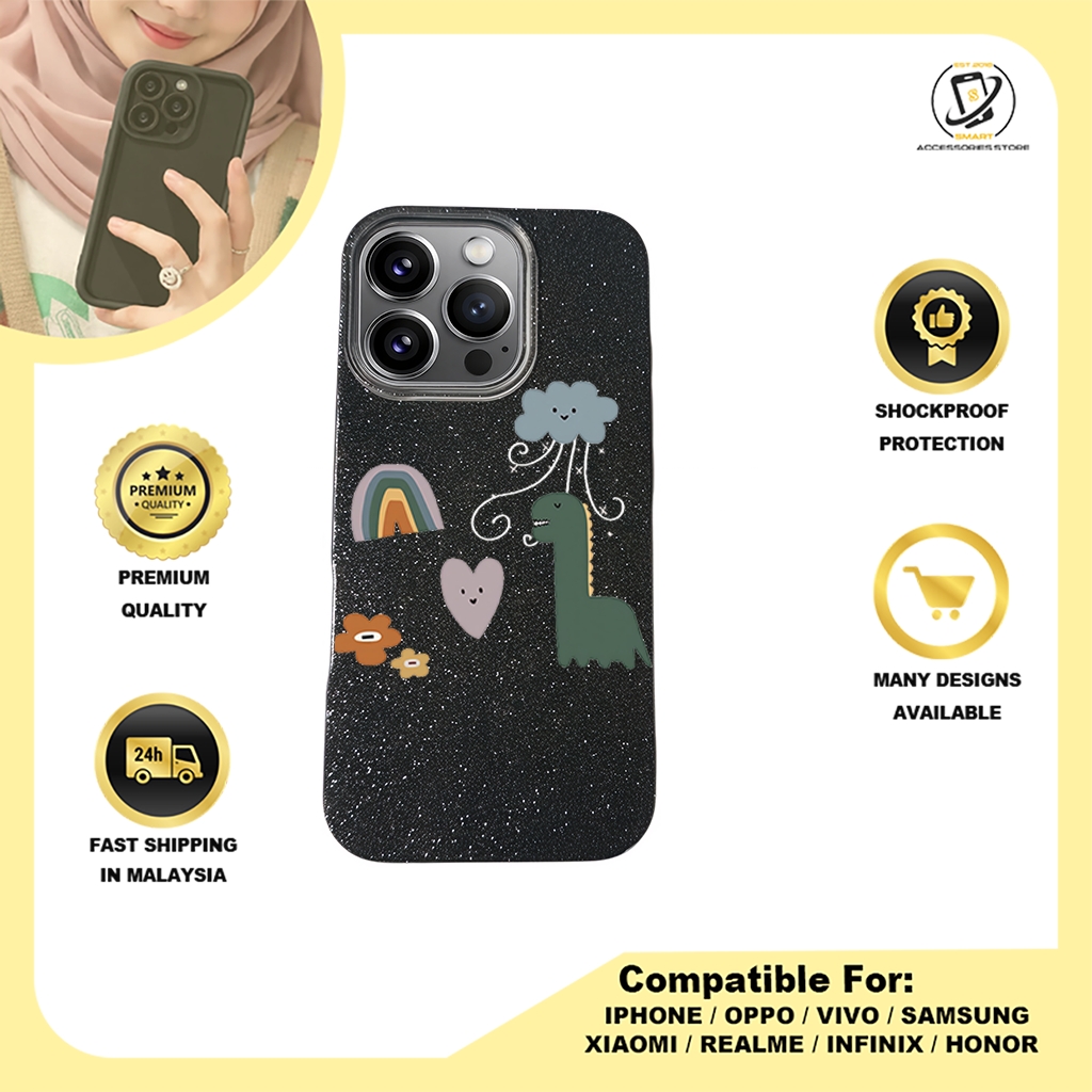 BLING CASE PHONE FOR IPHONE - DESIGN DINASOUR B