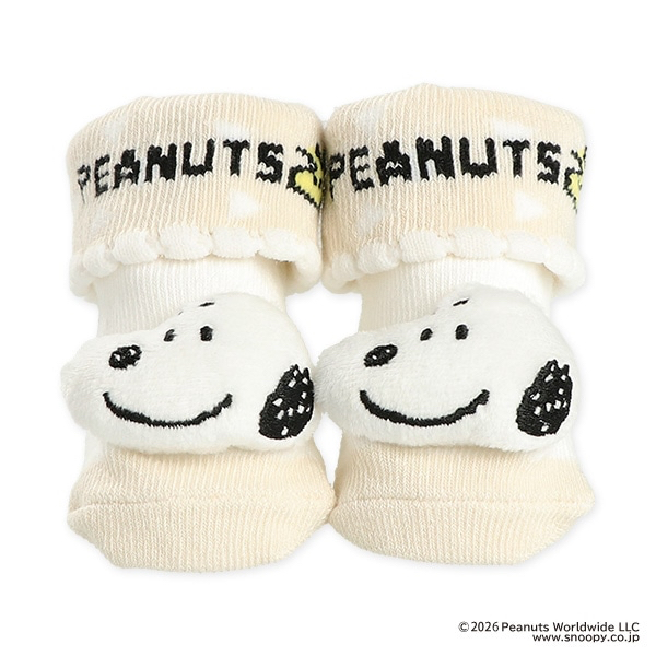🇯🇵預訂 日本直送🇯🇵Snoopy史努比新生兒立體公仔襪子