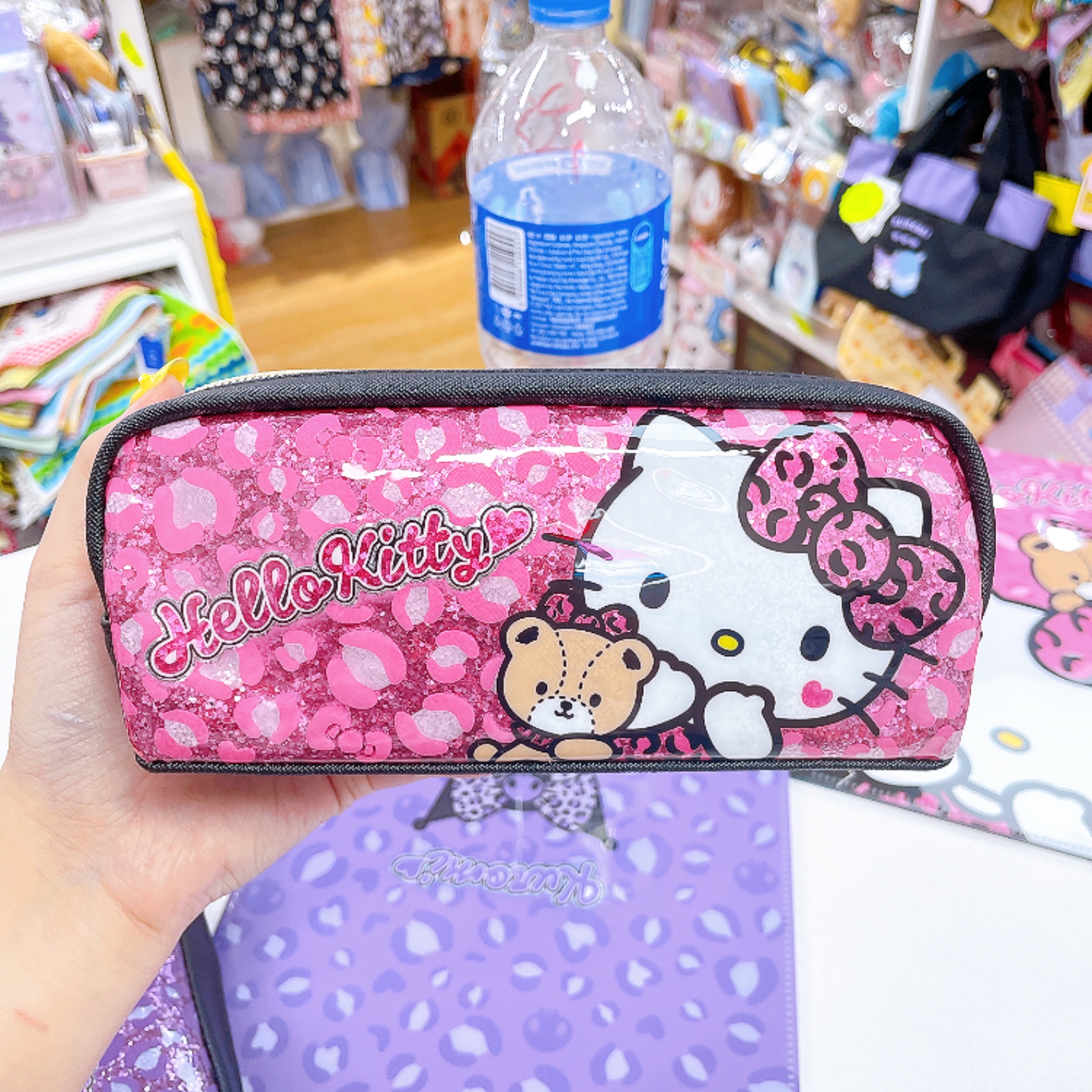 日本直送 Sanrio Hello Kitty Kuromi 豹紋系列文具產品