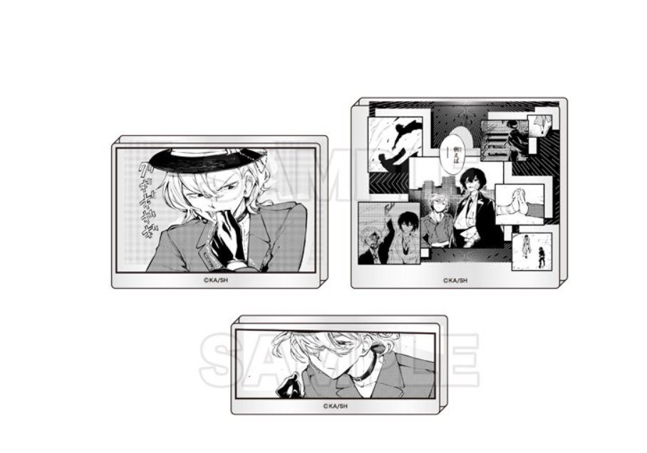 Preorder預訂7/2026年文豪野犬コマプレートスタンド