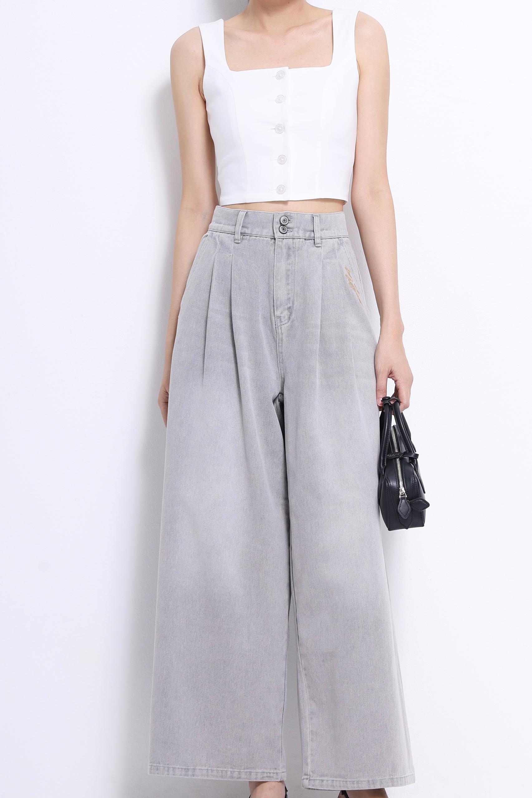 CB2731 BUTTON FRONT MINI TOP