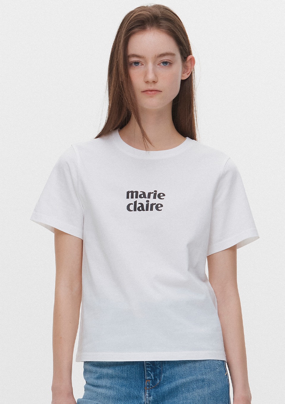 Marie Claire Basic Logo Tee