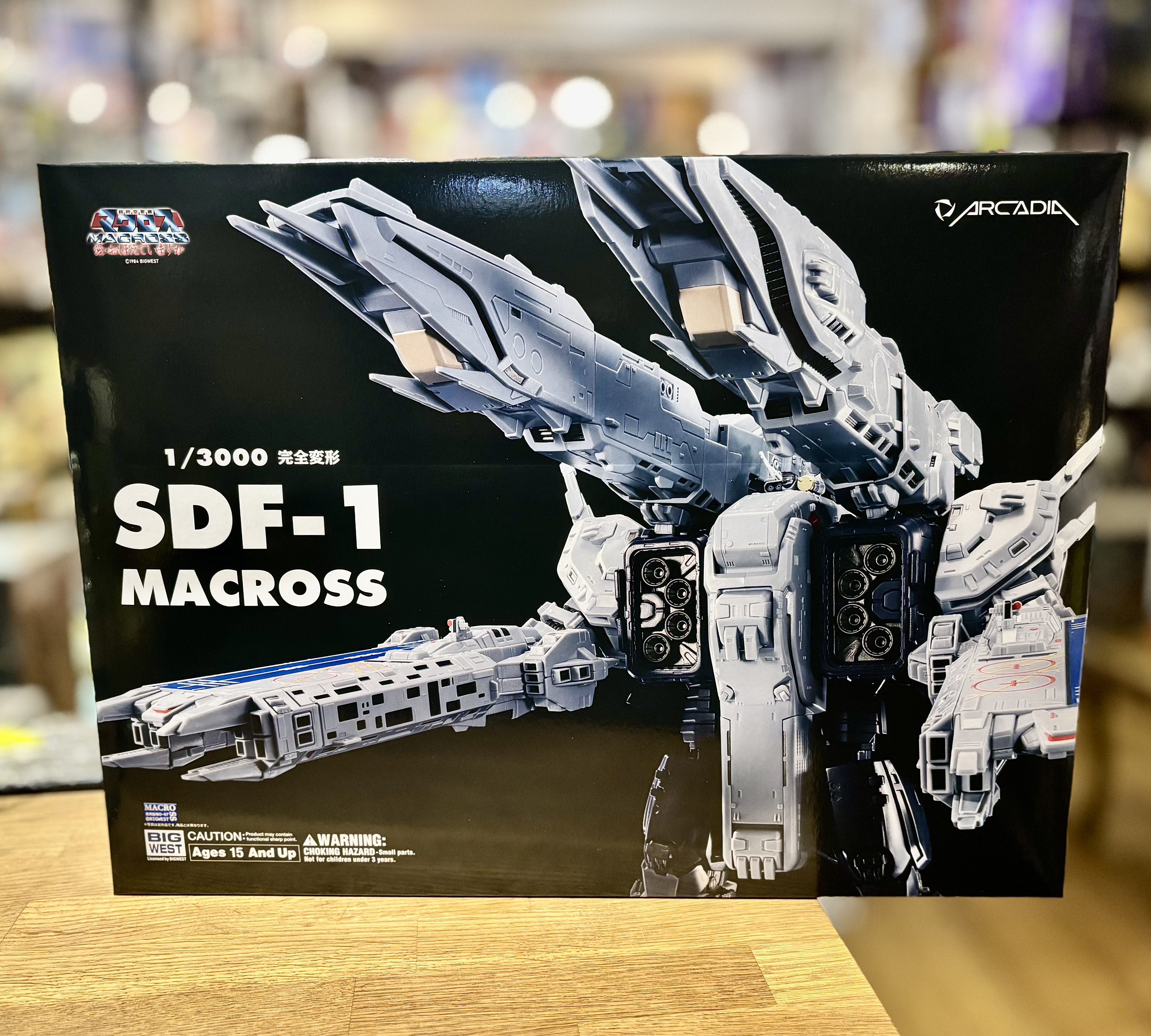 Arcadia Macross 劇場版 可有記喜愛1/3000 完全變形 SDF-1 超時空要塞 完成品 | ANT TOY 螞蟻玩具