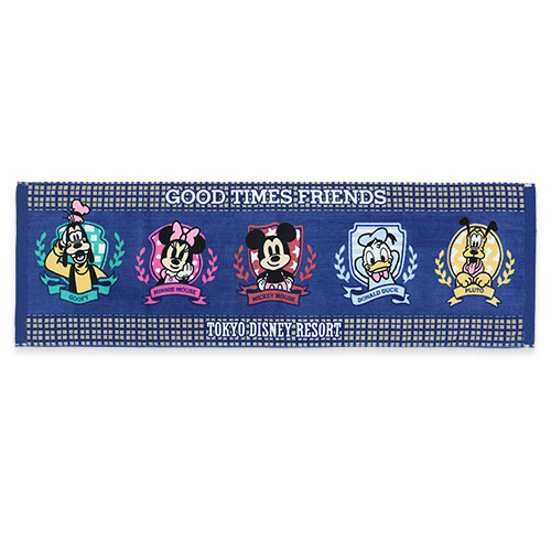預訂 樂園限定 Good Time Friends 冷感毛巾 長毛巾 方巾 不鏽鋼水樽