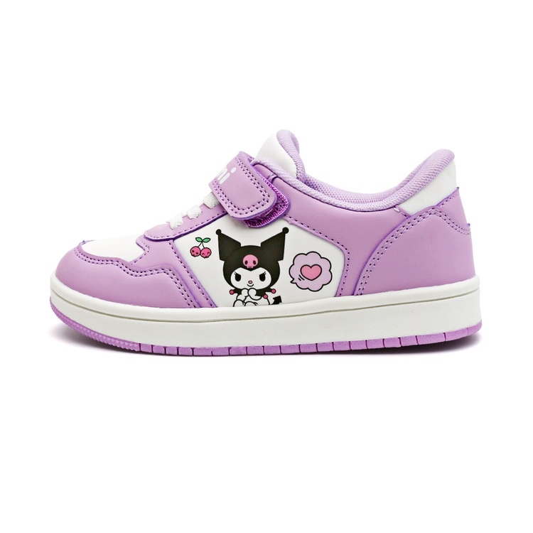 🇰🇷預訂 韓國直送🇰🇷Sanrio Kuromi人物印花魔術貼拼色波鞋