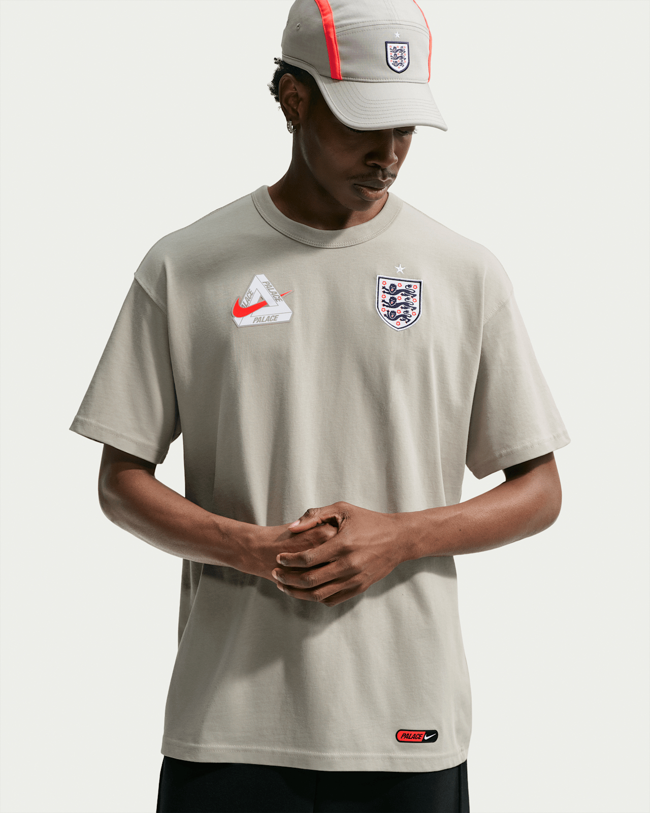 Nike England 英格蘭 x Palace 限量版灰色T-Shirt IM6598