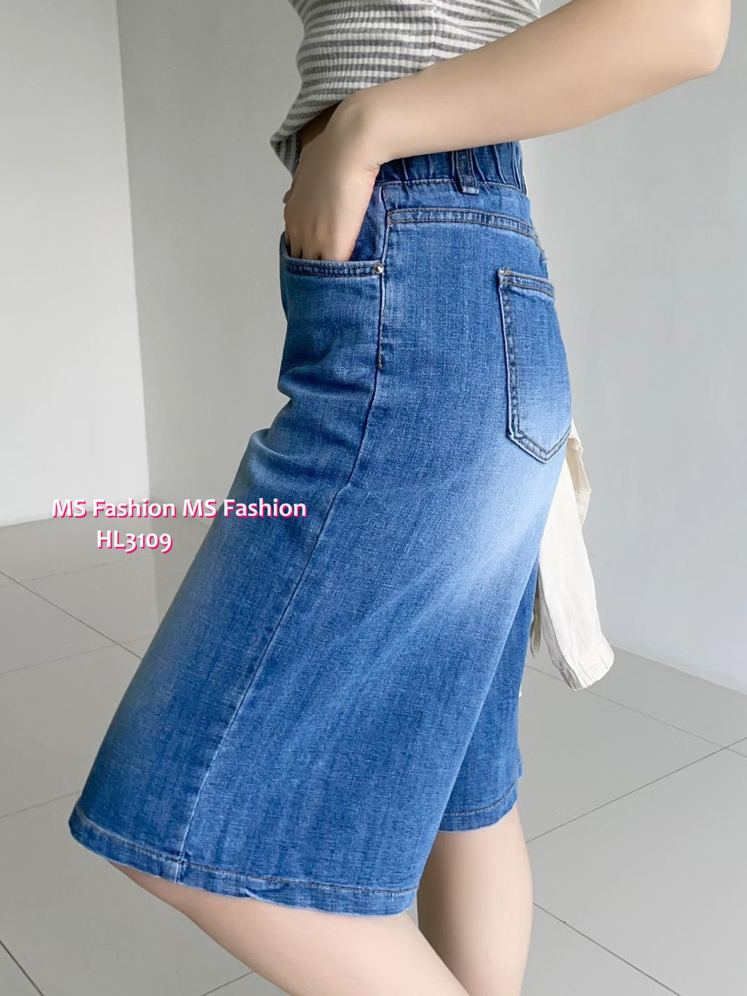 HL3109 韓國👖Howluk全橡筋腰短牛