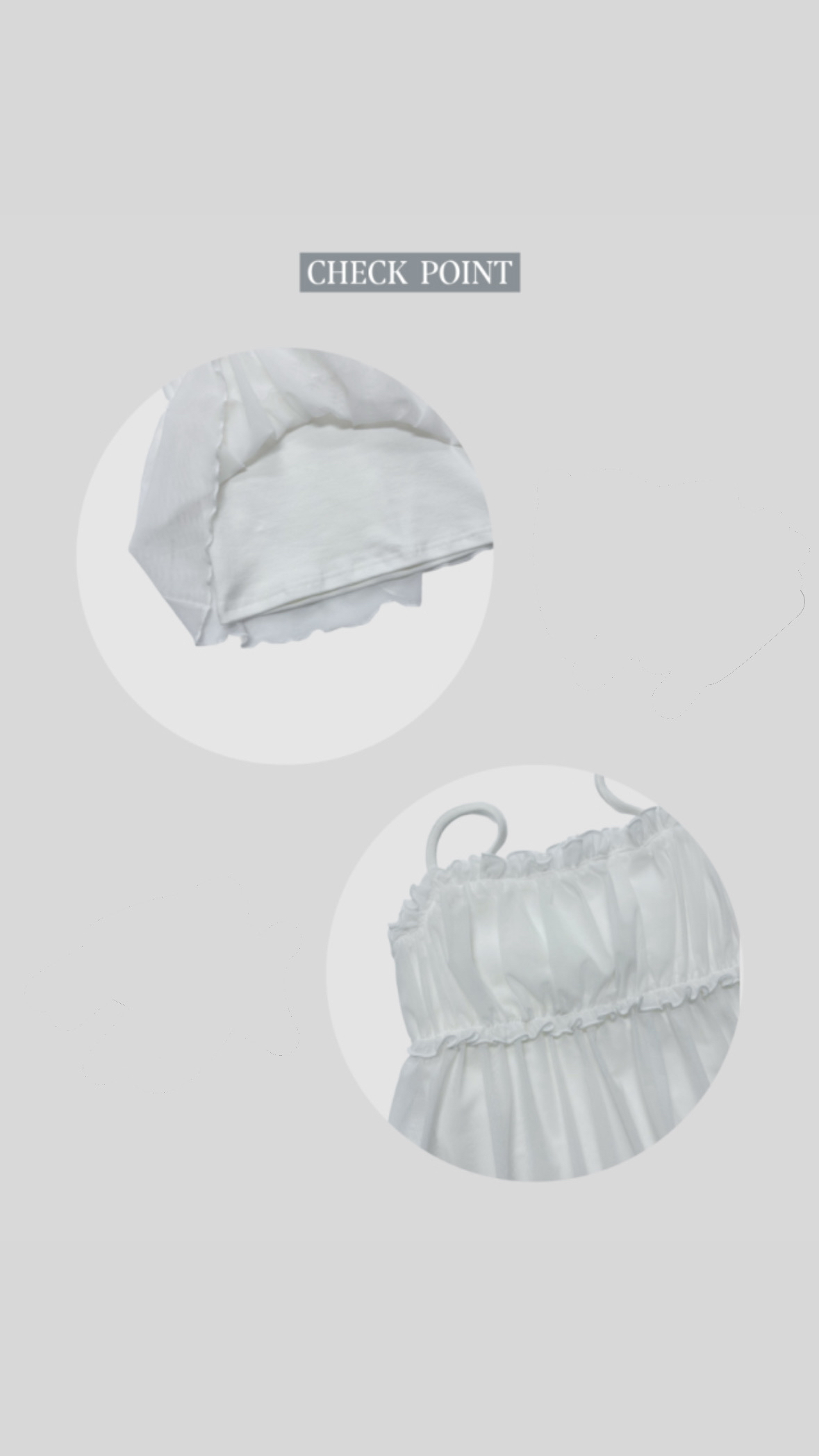 【 🌸♡今轉必入！自帶夢幻感Filter🫧雙層透紗水母吊帶背心💗 】 Bubble Gum Sheer Tank Top