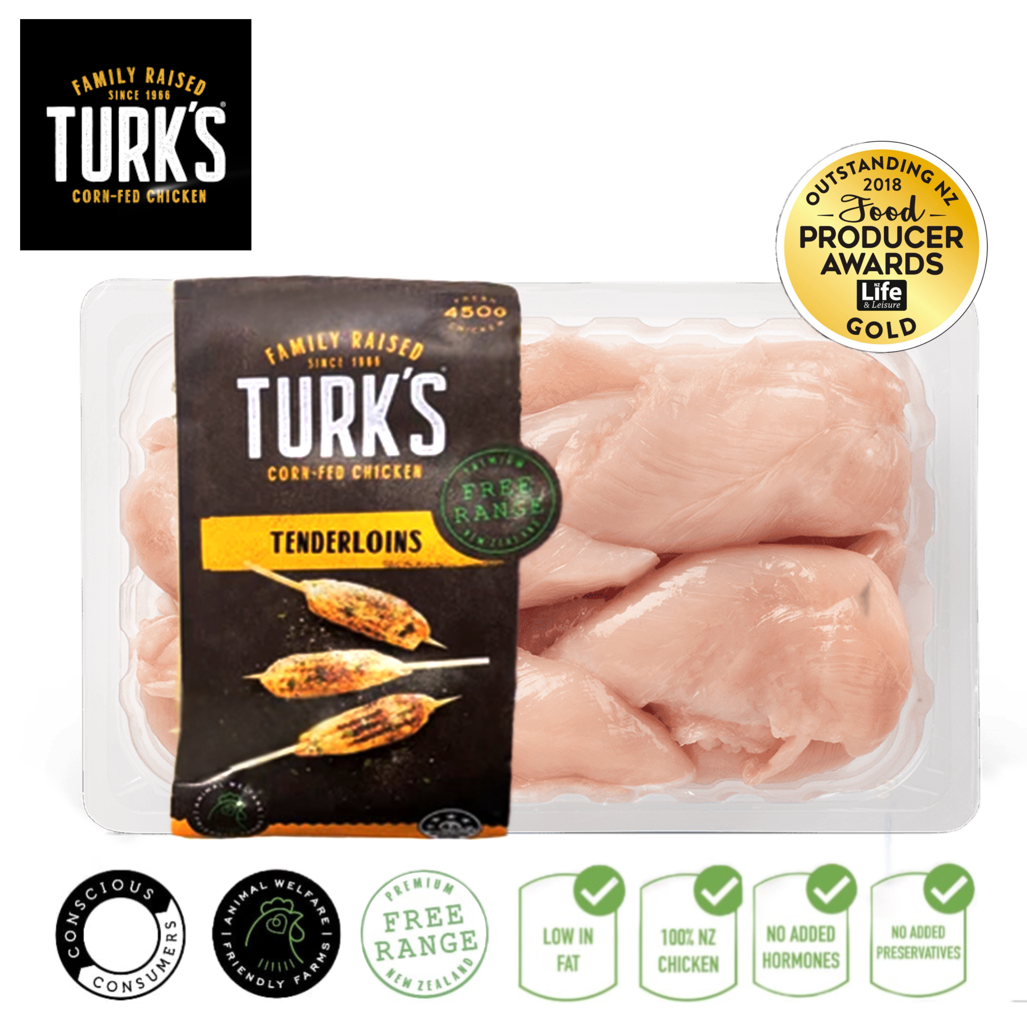 ❄️紐西蘭 走地雞柳 New Zealand Turk’s Free Range Chicken Tenderloin