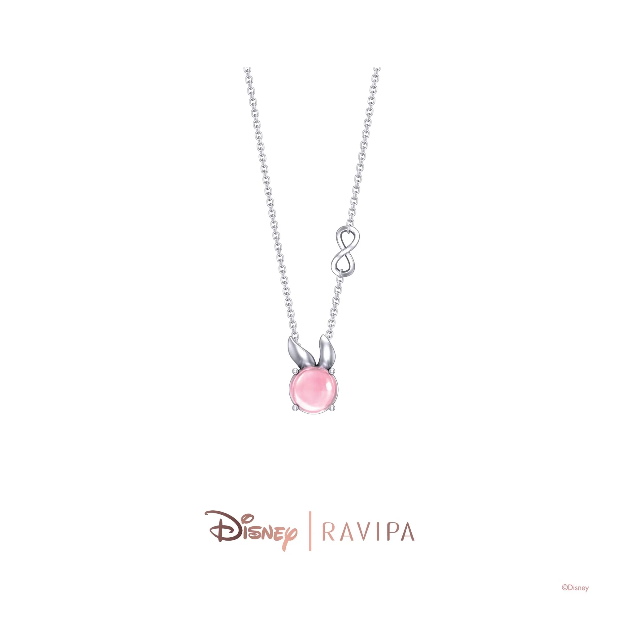 📦訂購 泰國代購 RAVIPA Disney Miss Bunny Crystal Silver Necklace 兔小姐 頸鏈