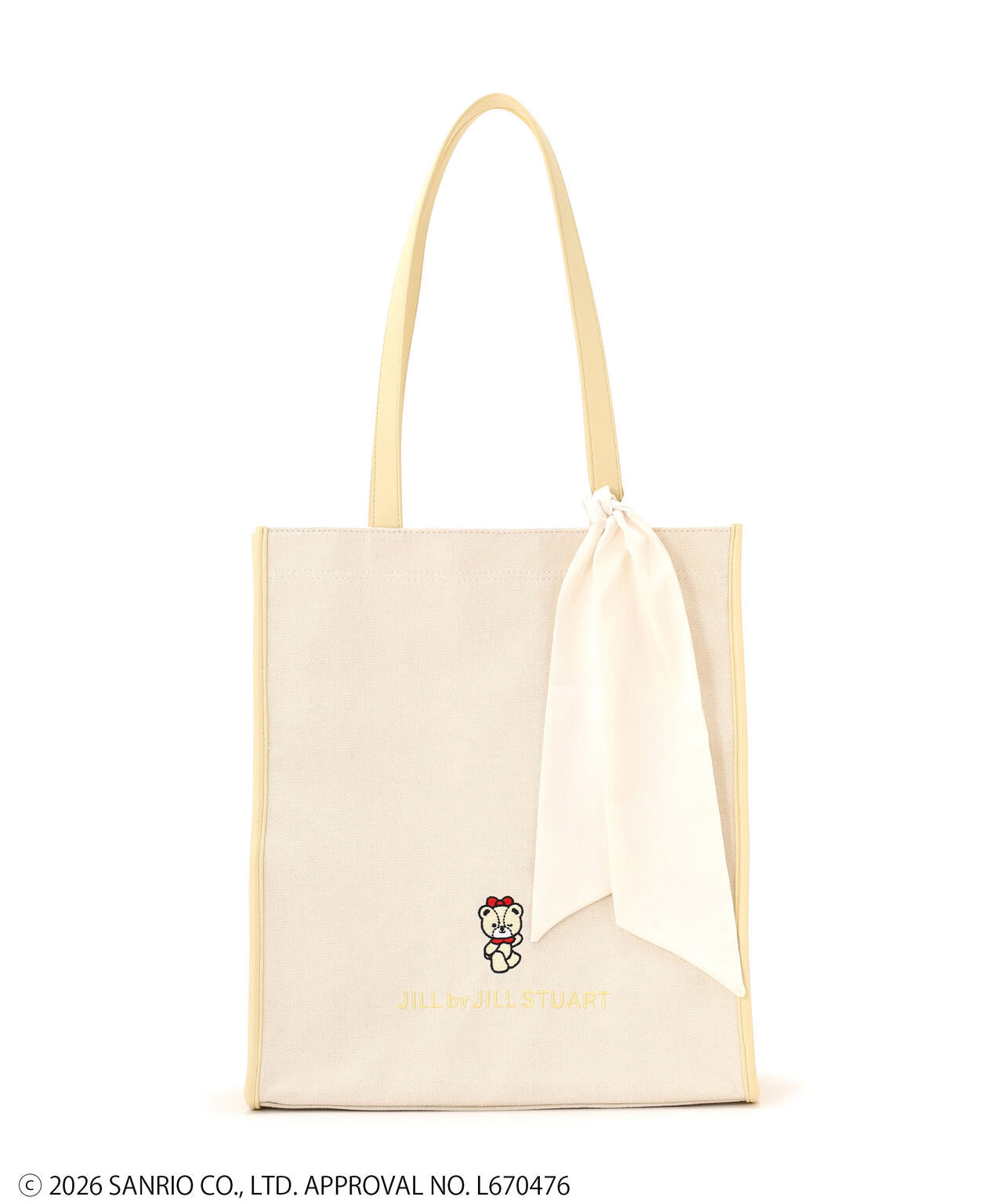 🎀【預訂】 JILL by JILL STUART Tiny Chum Collaboration Tote Bag - Cream