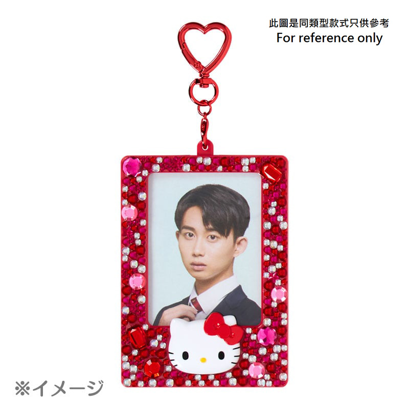 現貨｜Sanrio Charmmy Kitty Hello Kitty貓 日版 應援系列 閃石卡片套 鎖匙扣 (15712-1)