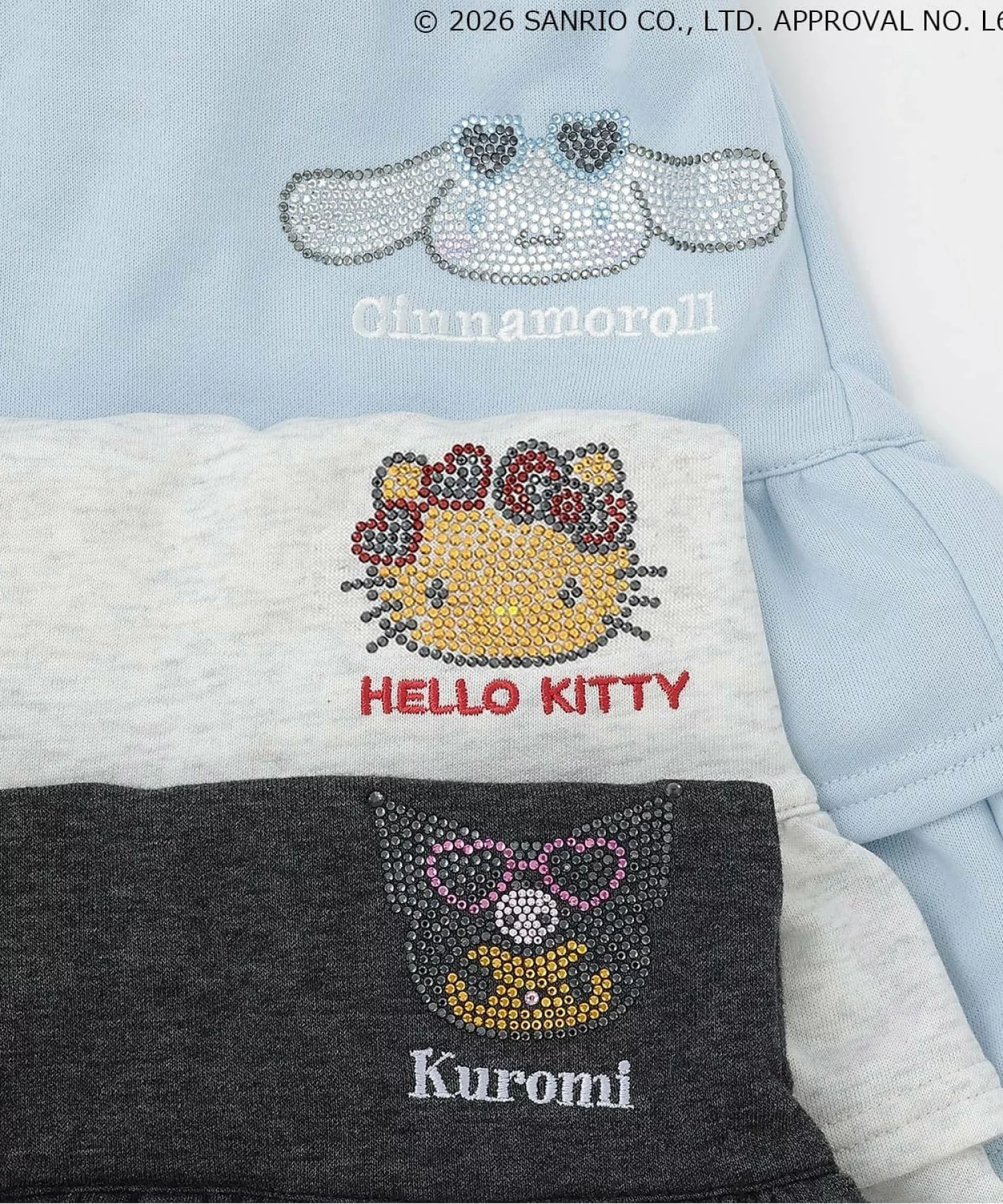 🆕【⭐訂購⭐】🌀 🇯🇵 日本直送 #Sanrio 水鑽 層疊裙褲［3款選］🌀 [ELGA-0040][260807]