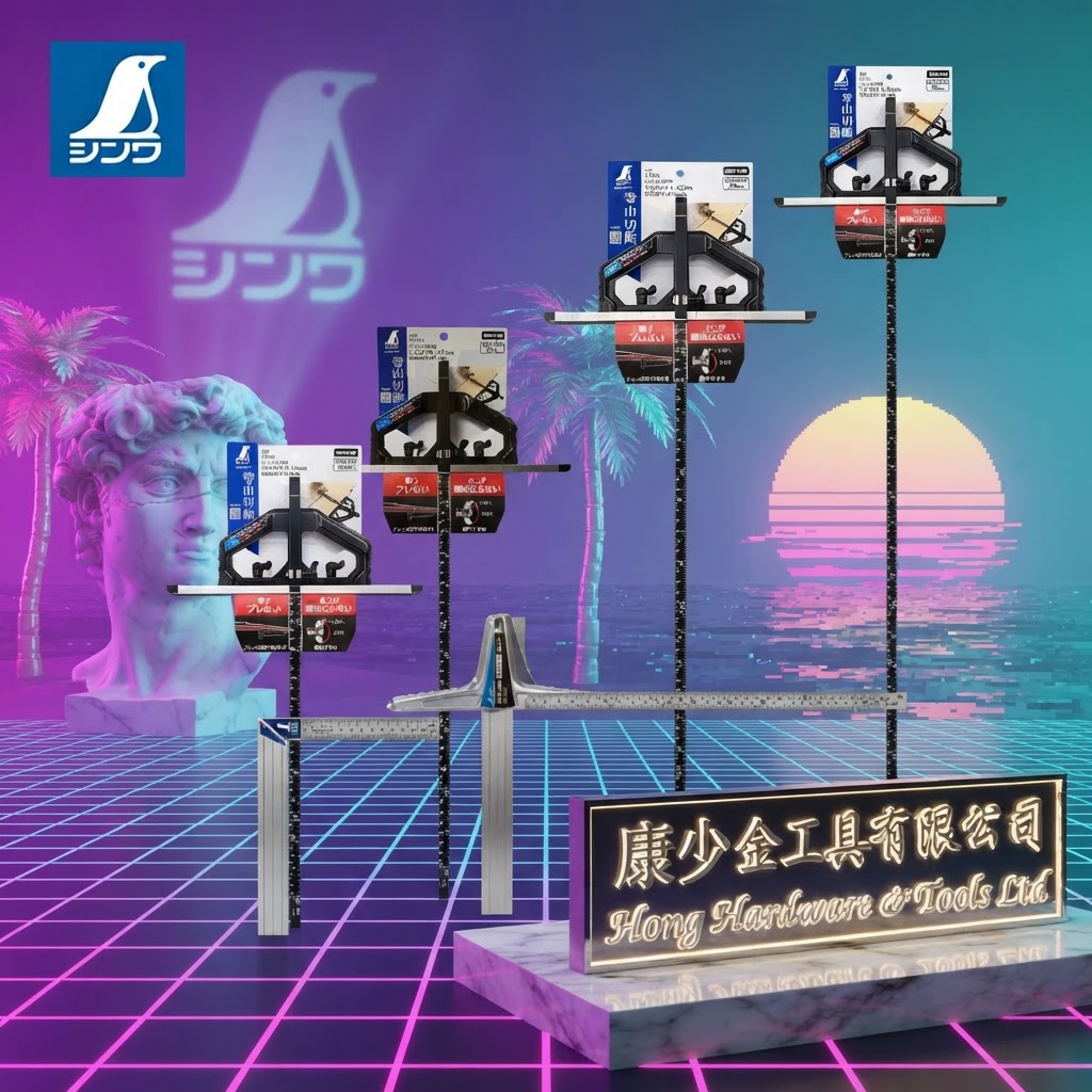 SHINWA鶴龜 可移動T尺 (30cm,45cm, 60cm, 90cm)