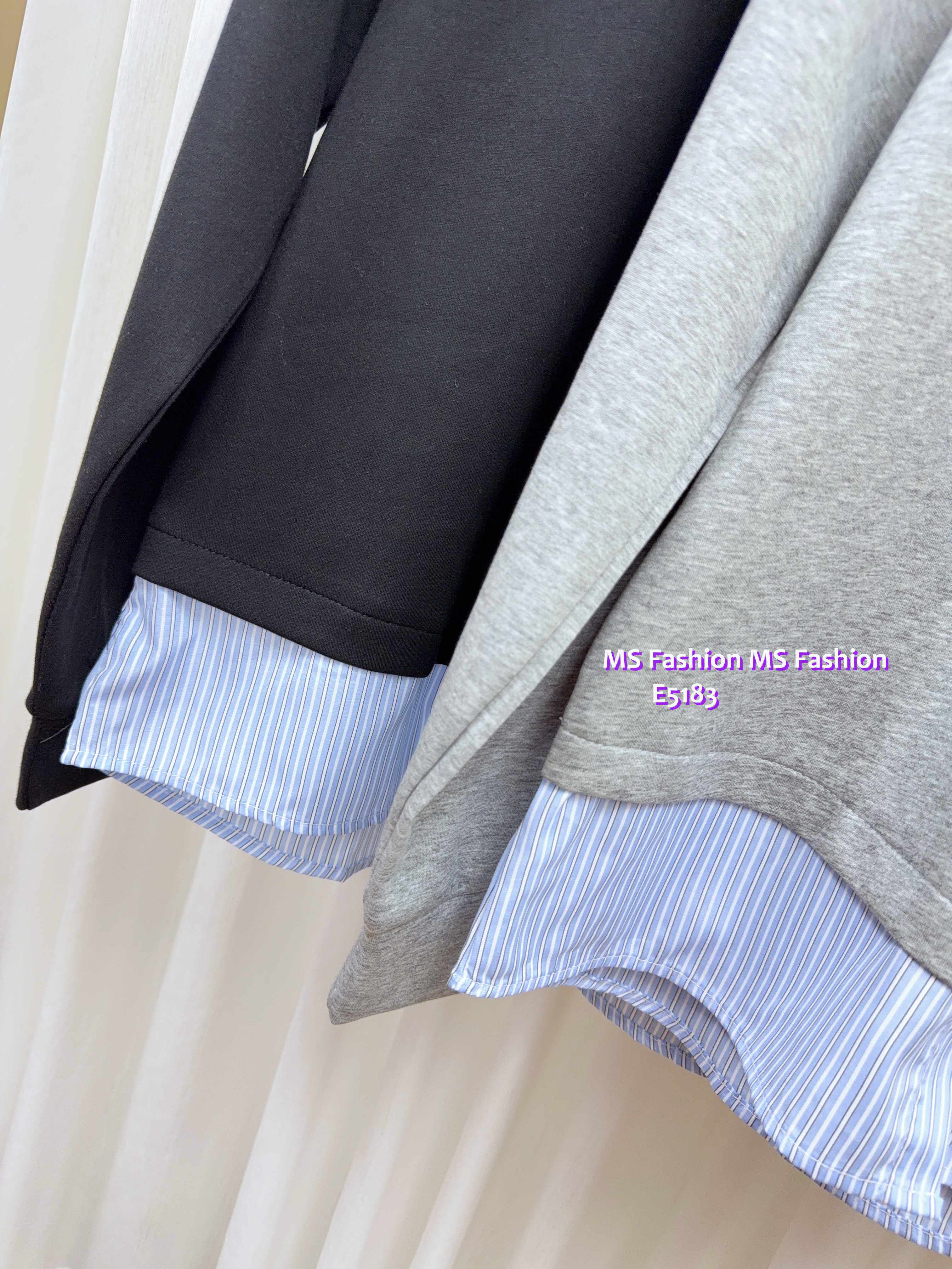 E5183 拼條子pattern top