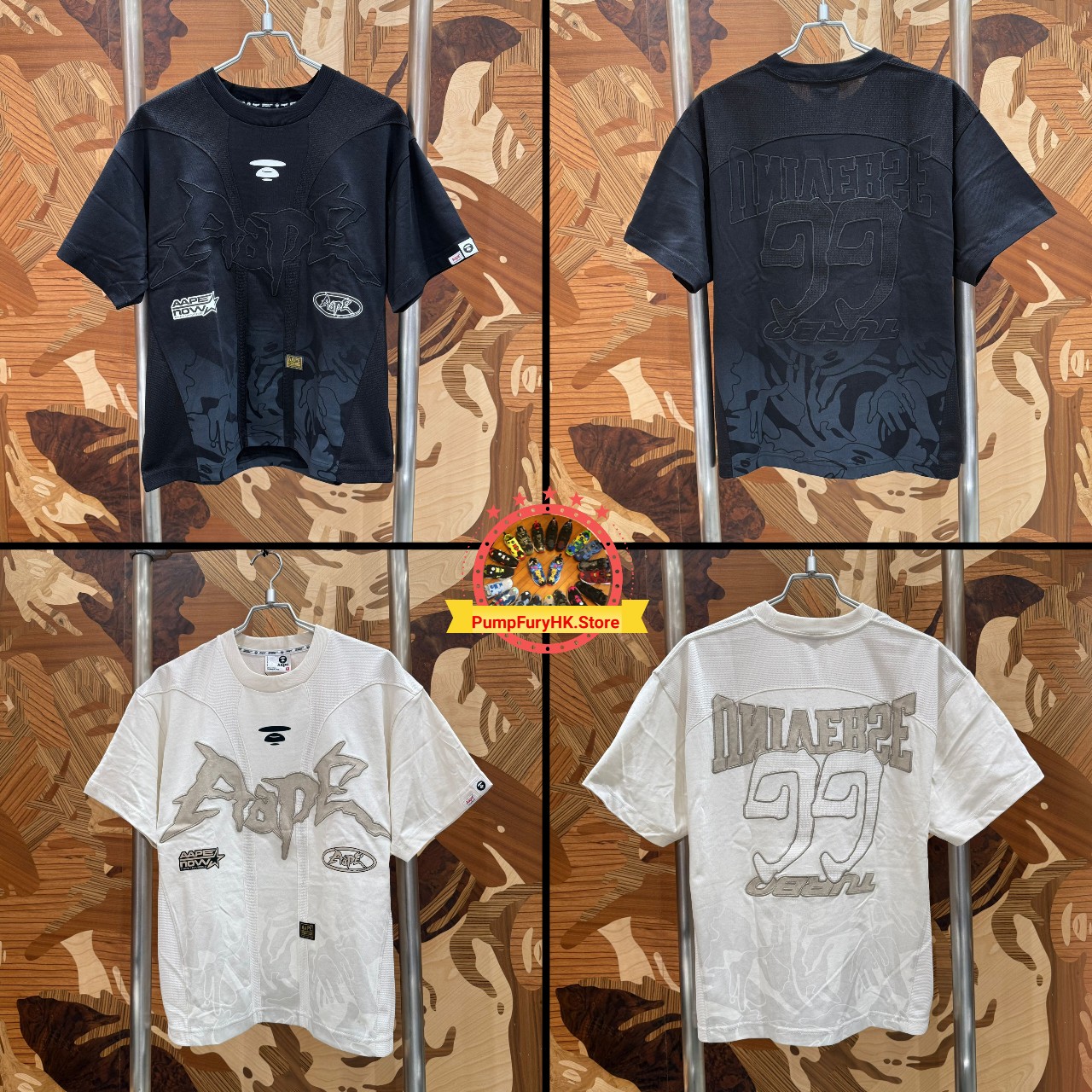 AAPE Relaxed fit AAPENOW moonface tee (1866) 寬鬆版