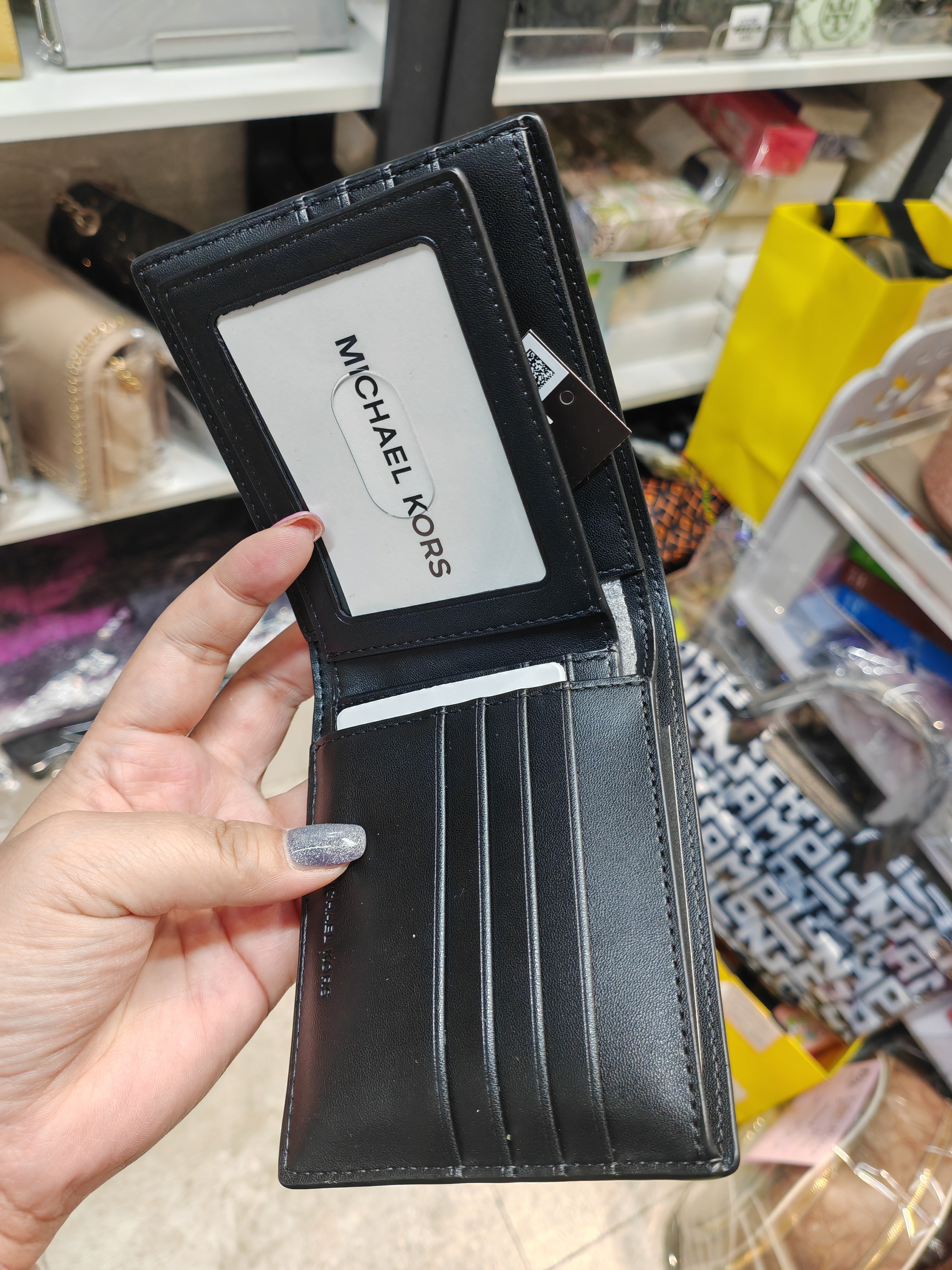 香港現貨-Michael Kors men's wallet blk