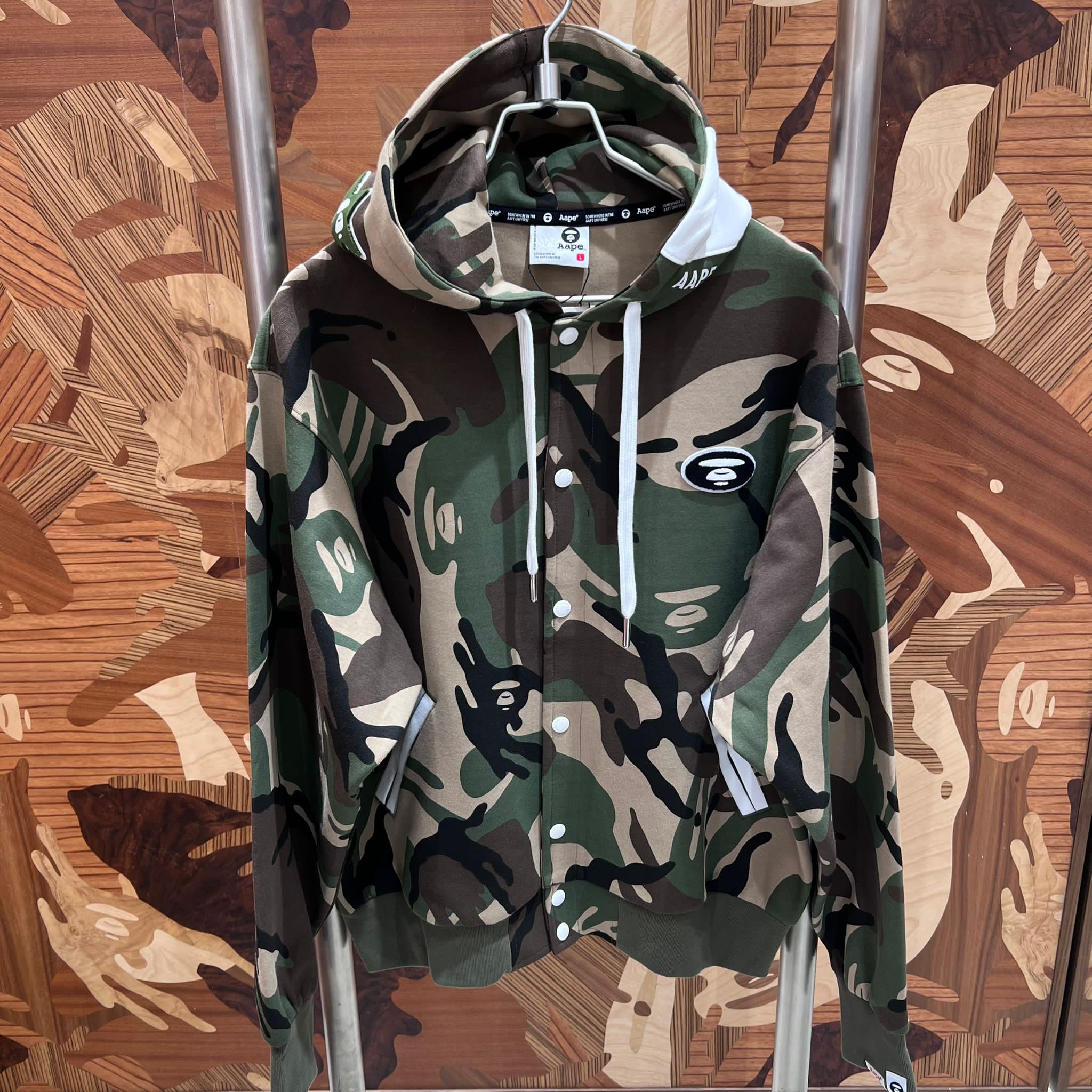 AAPE Moonface hooded jacket (D361)