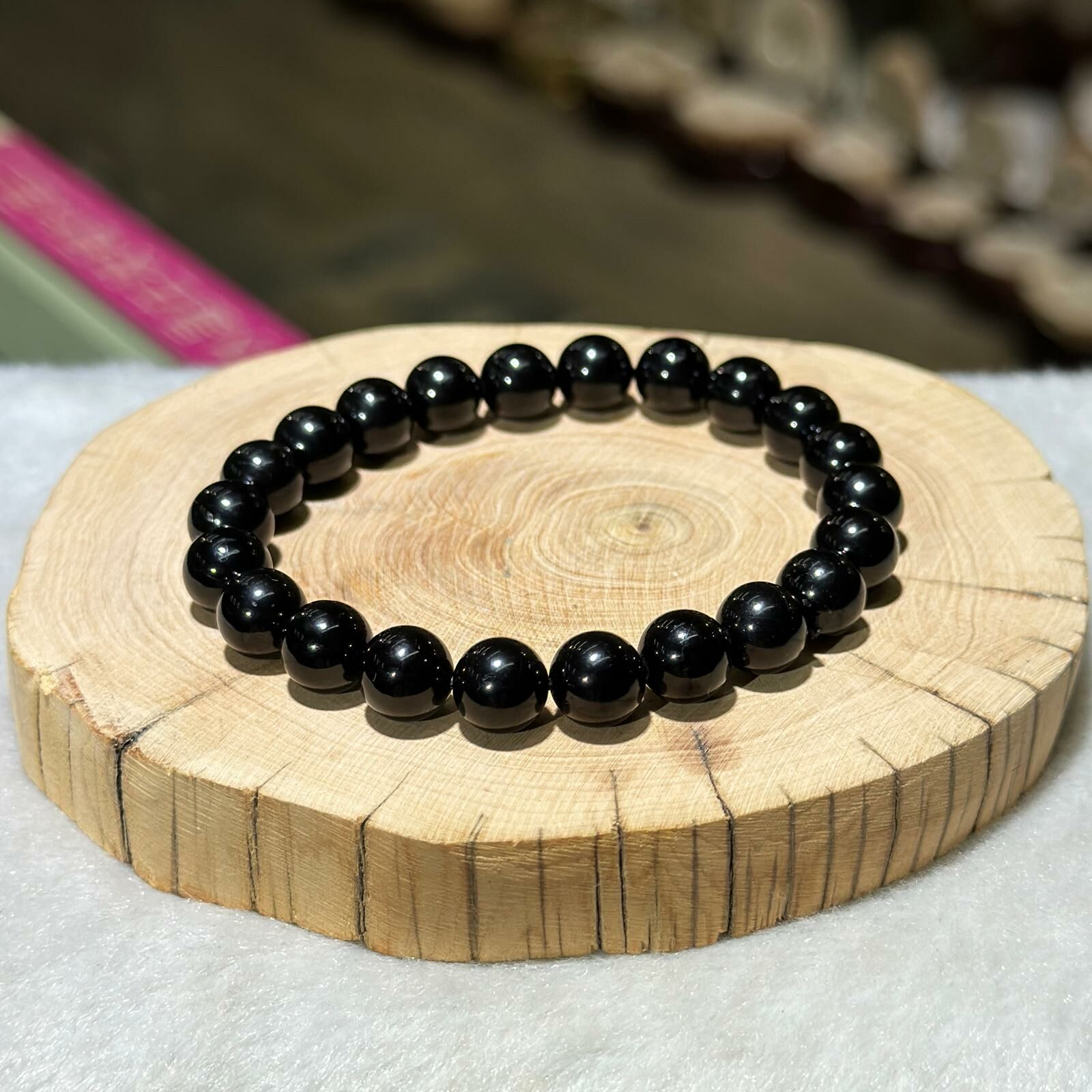 黑碧璽手串 8mm +/-