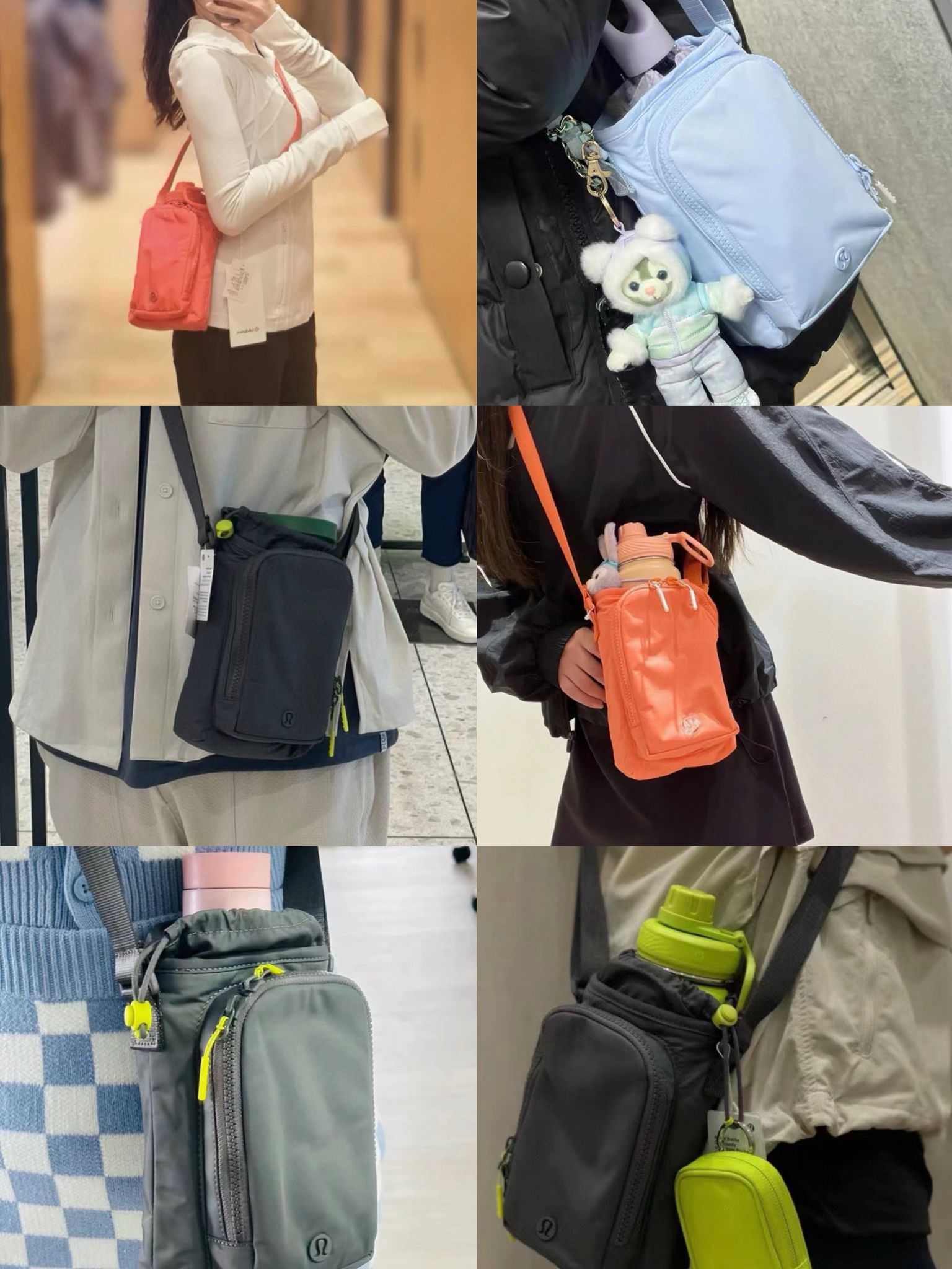 $138隻。2隻起$128隻。lulu純原water bottle斜孭水壺包