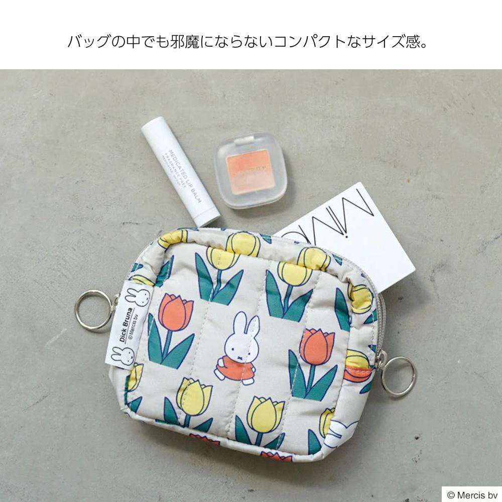 日本直送 Miffy 米菲絎縫方形收納袋