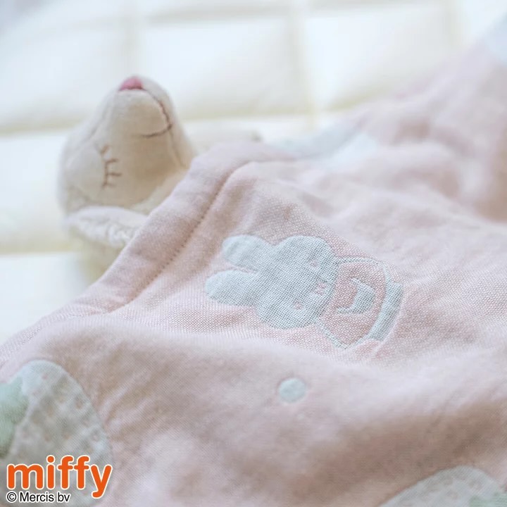 ♡日本製Miffy四重紗布系列。