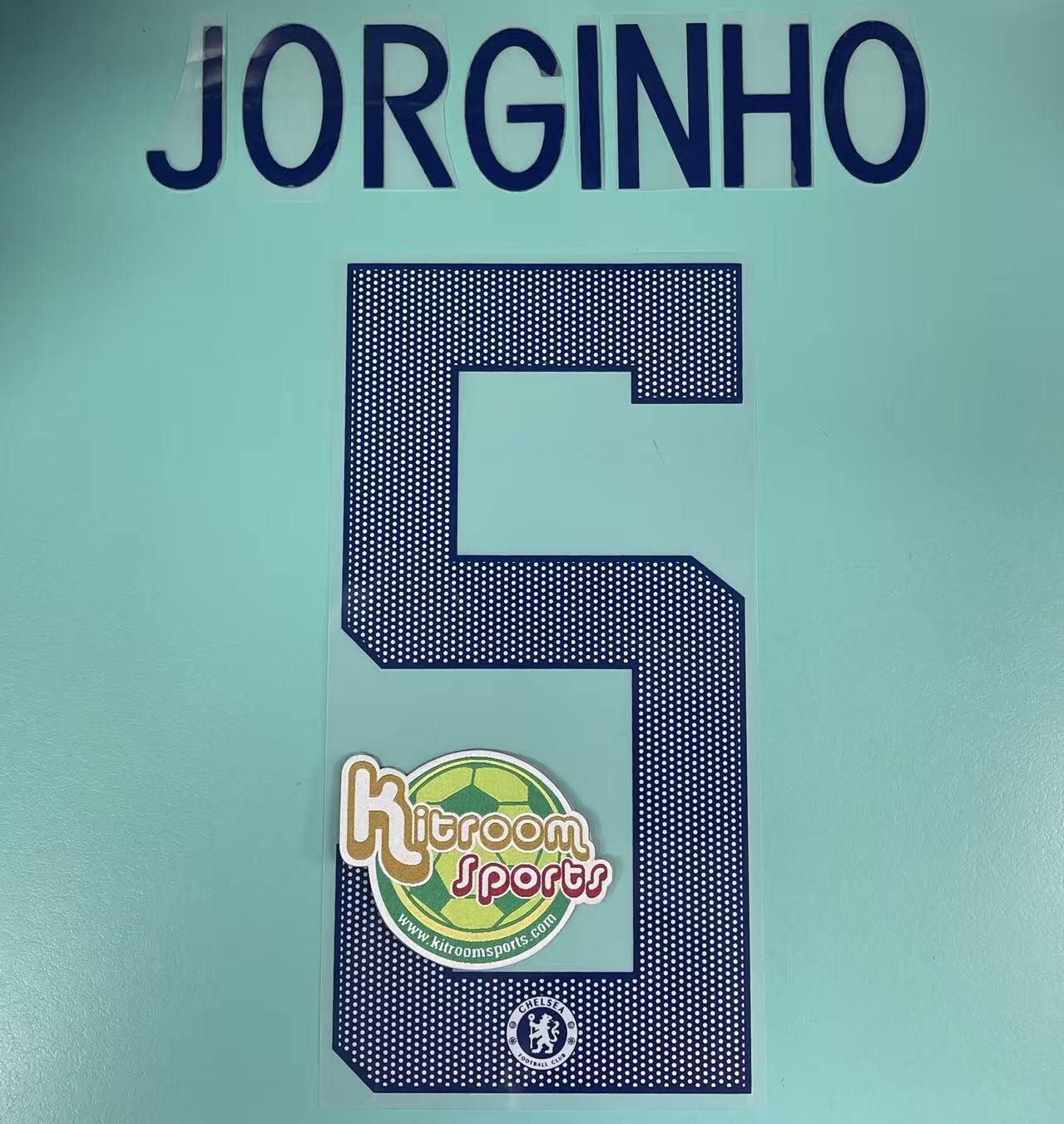 2018-19 Chelsea Away UCL Nameset #5 JORGINHO