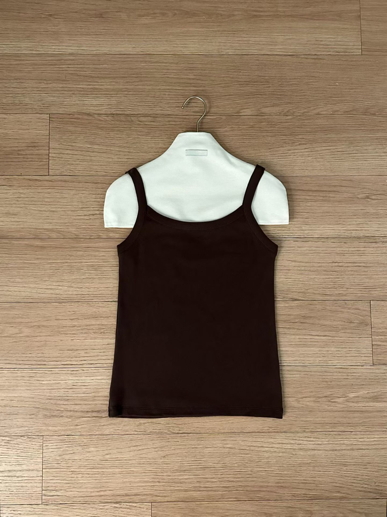 Spaghetti strap tank top #top112