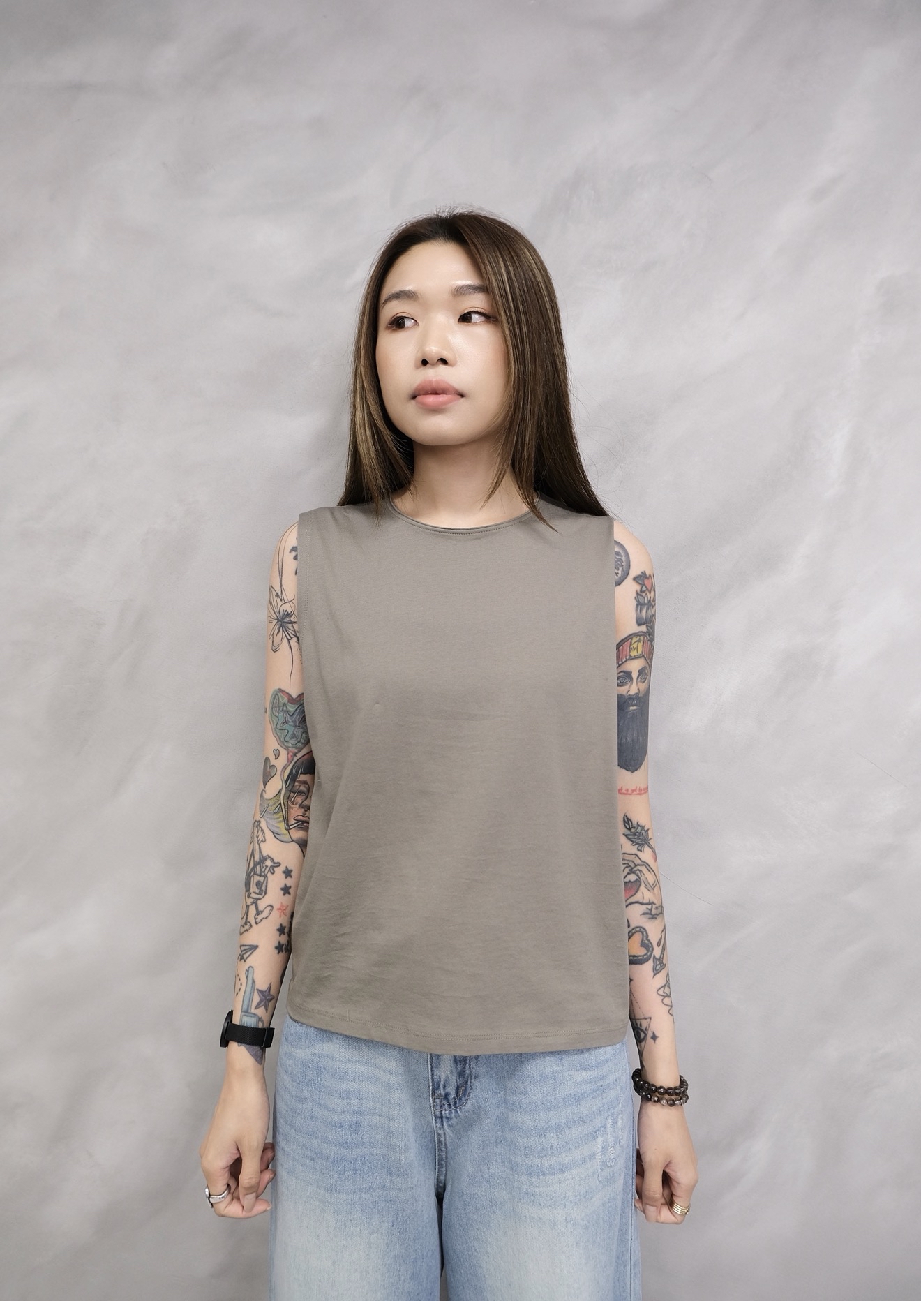 Basic vest #top149