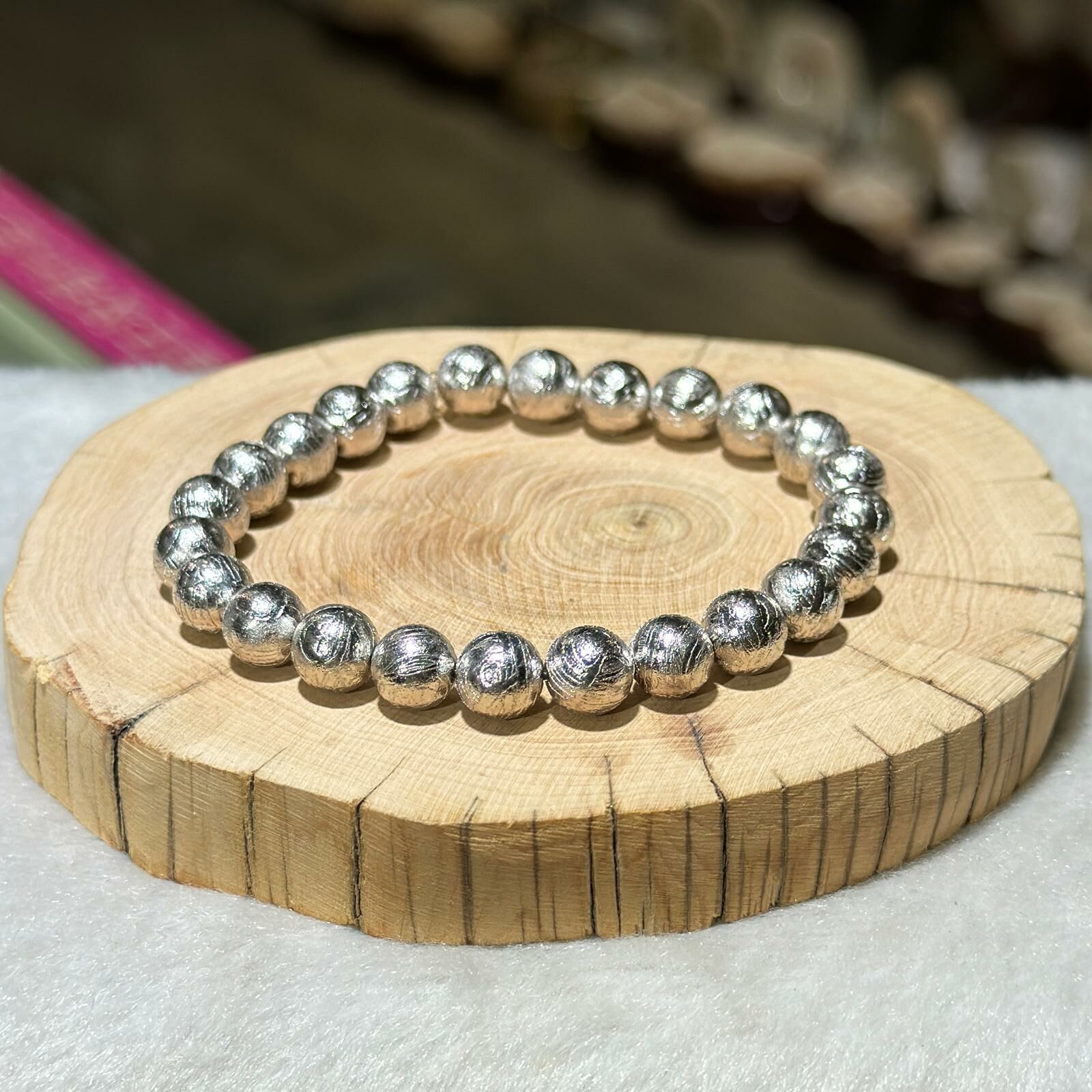 瑞典天鐵手串 (銀) 8 mm +/-