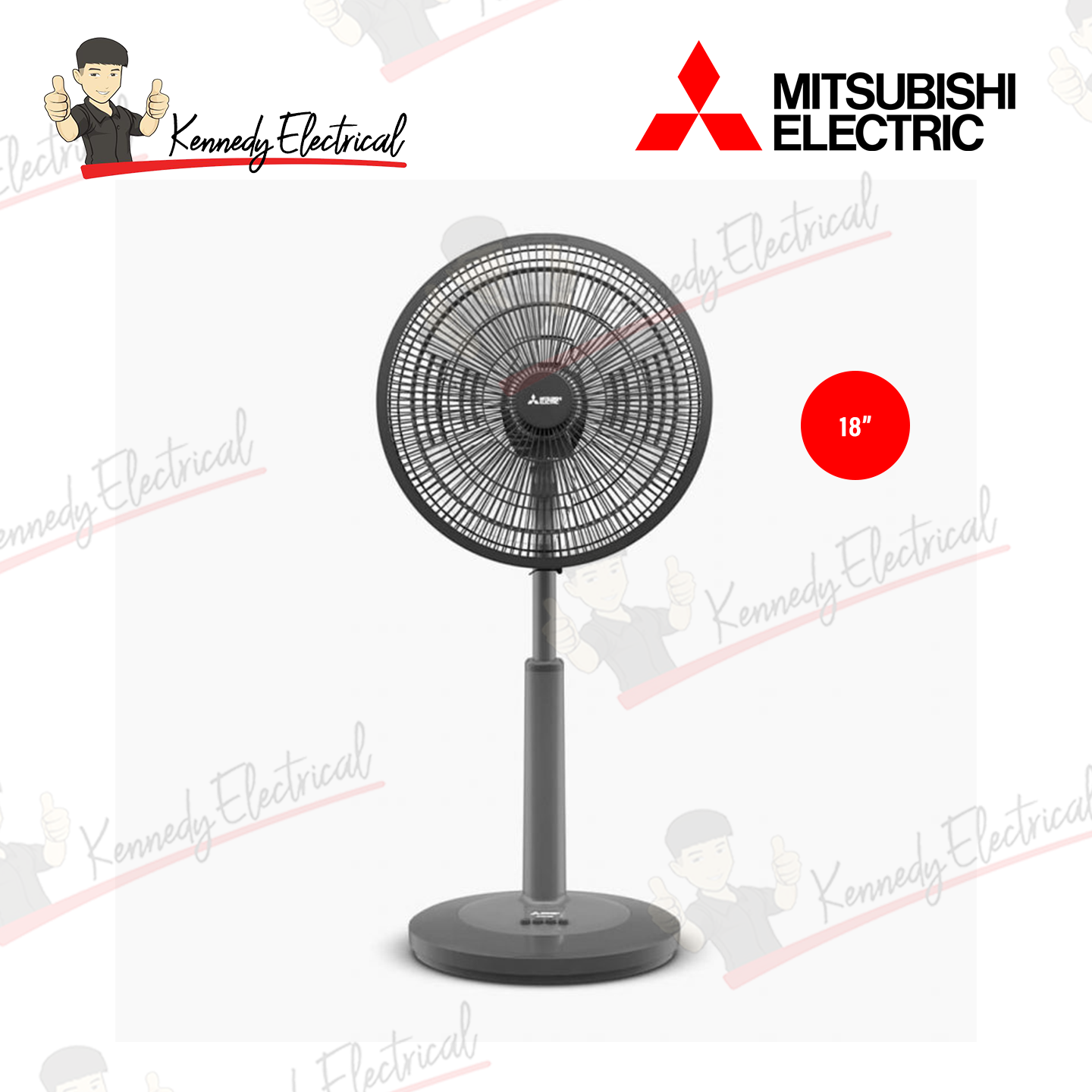 Mitsubishi 18" Tatami Standd Fan R18A-GB-P