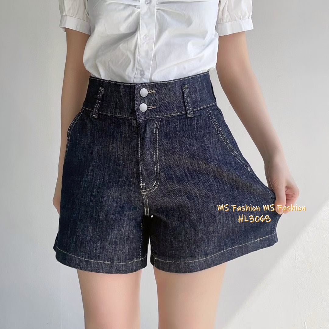 HL3068 韓國🌼Howluk高腰雙鈕短牛