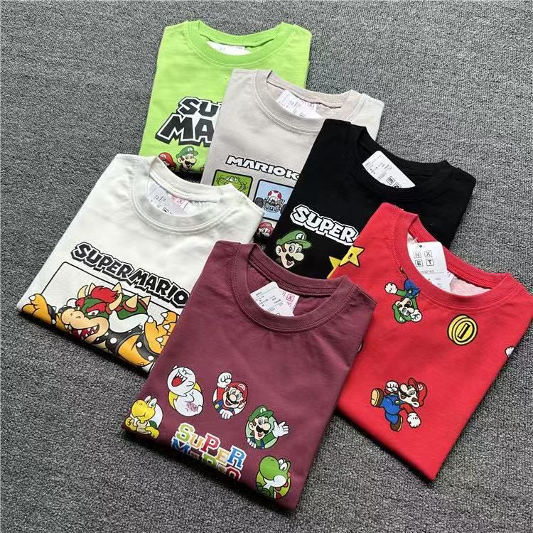 $59件。2件起$ 49件。日單卡通馬里奧印花系列短袖