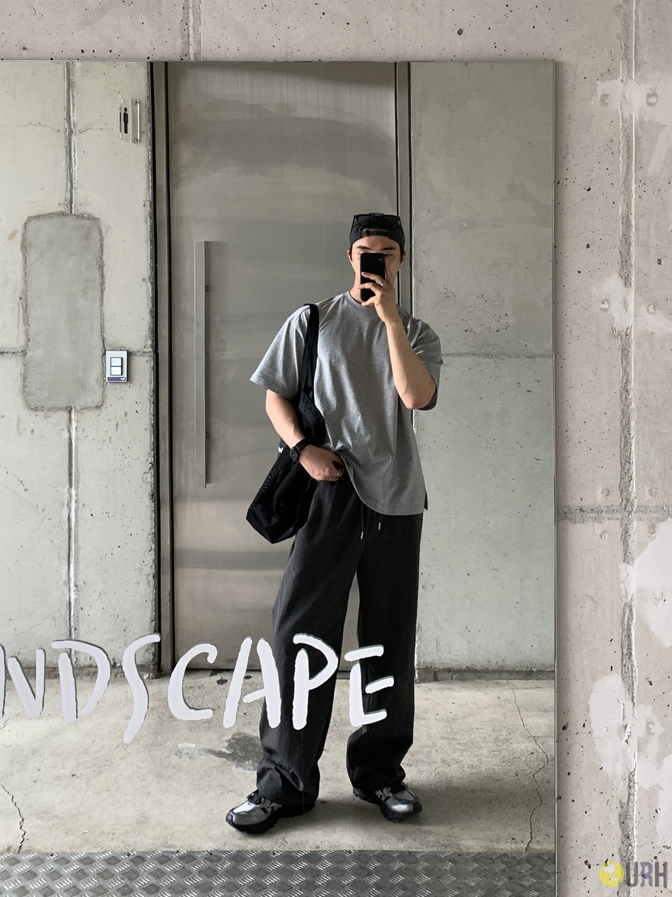 【100%保證韓國直送】[1+1 EVENT] 韓系 2-WAY 涼感尼龍生活防水寬鬆束繩褲 👖 [8 color] RL114963