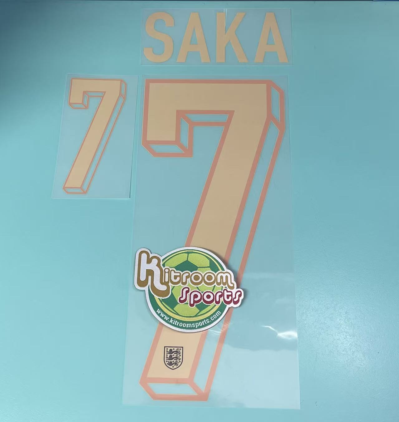 2024 England Away Nameset #7 SAKA