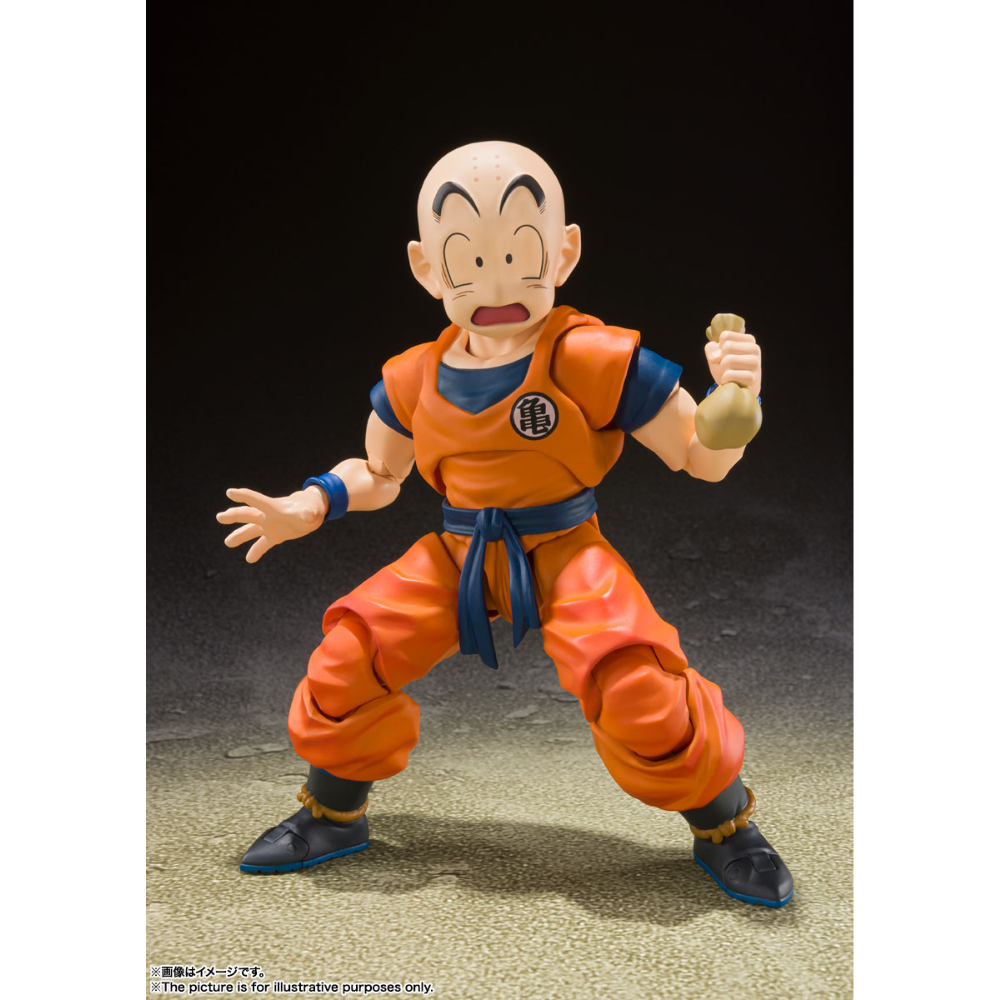 INCOMING SHF Dragon Ball Z Krillin Earth's Strongest Man Reissue