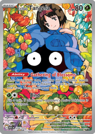 Pokemon TCG Ascended Heroes - Erika's Tangela-218/217