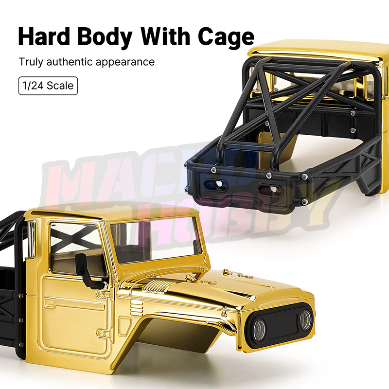 INJORA Limited Edition IR40-24 Half Truck Body for 1/24 SCX24 (Gold) #530370