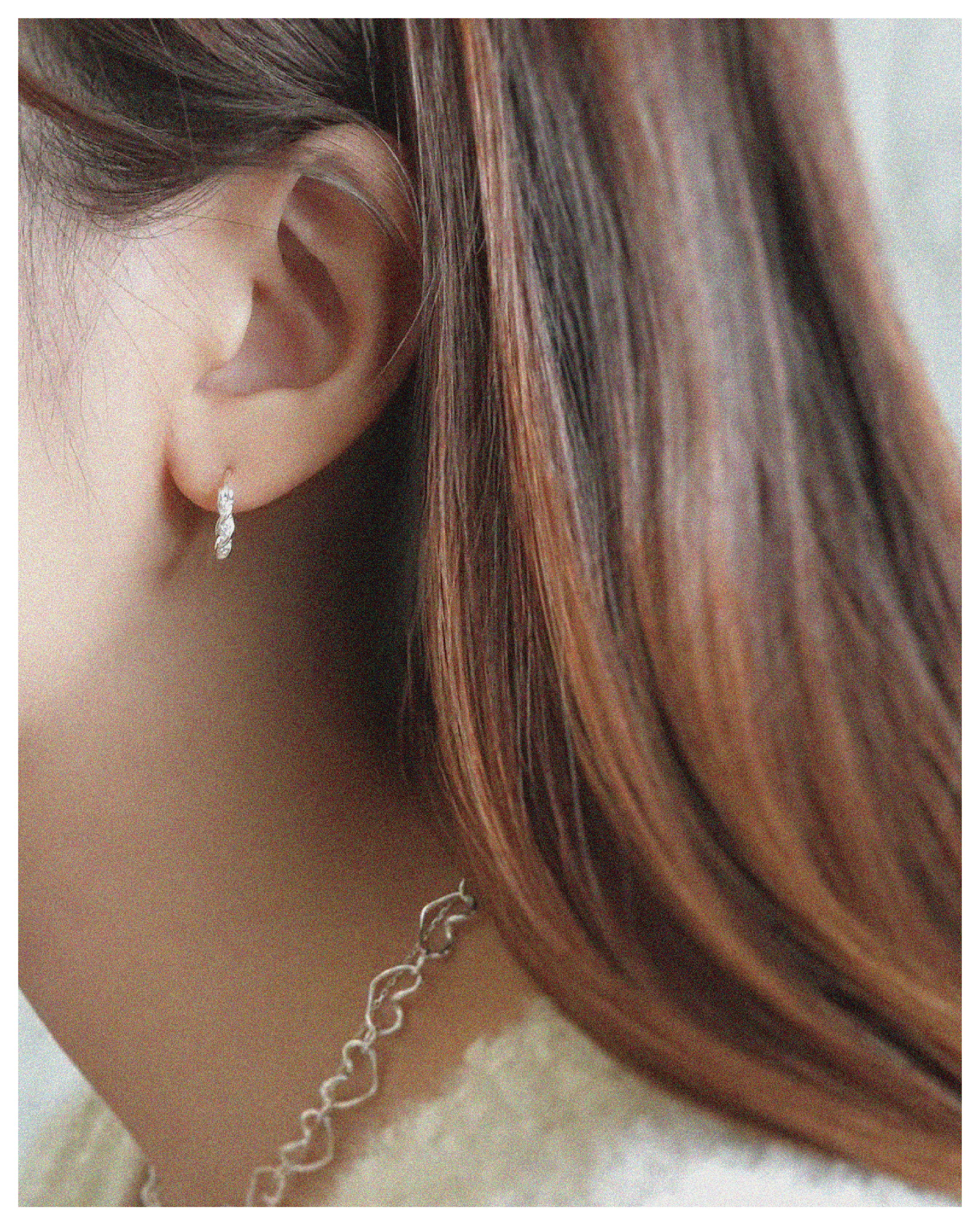Braided Edge Hoop Earrings