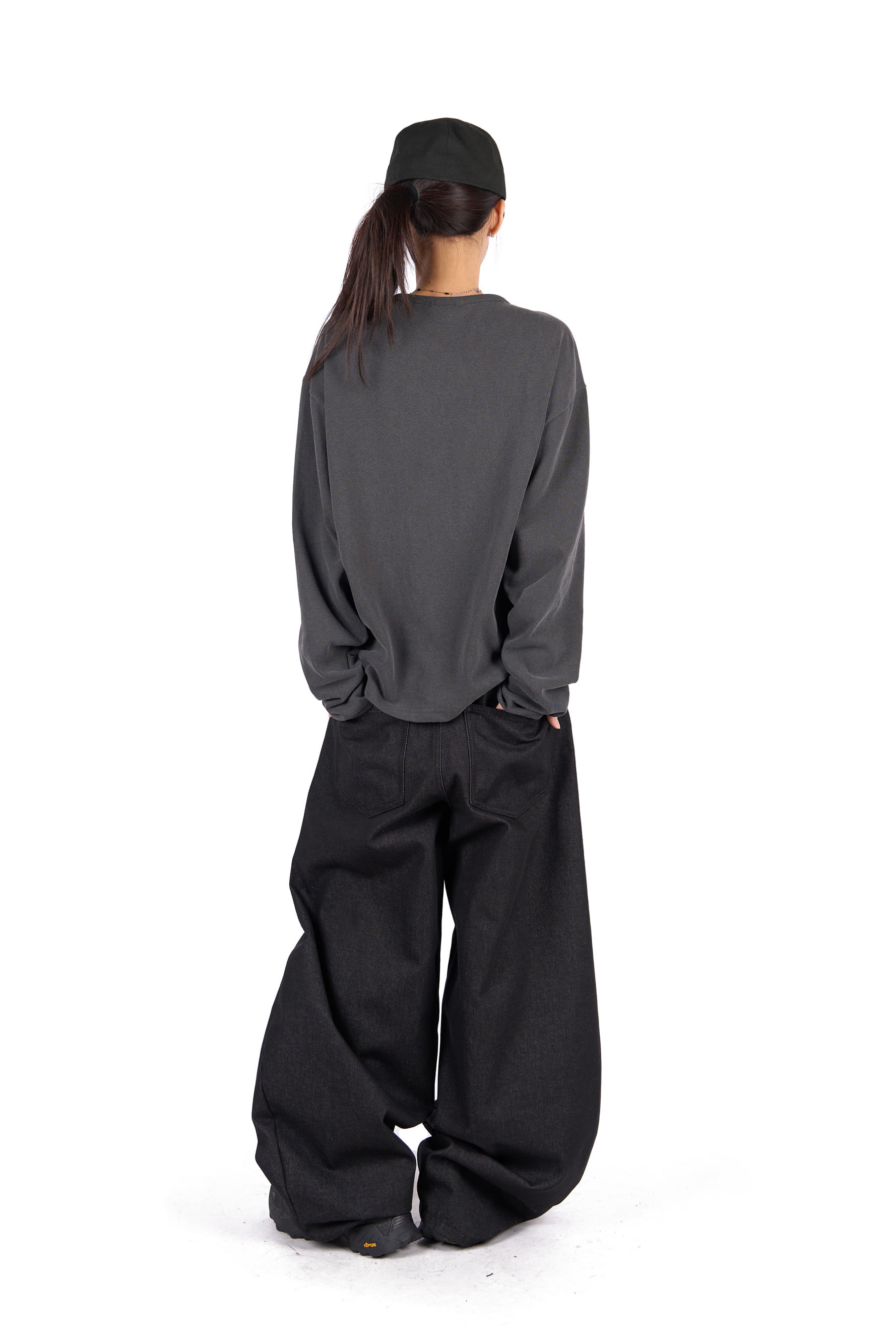 Asymmetric Button Long Sleeve