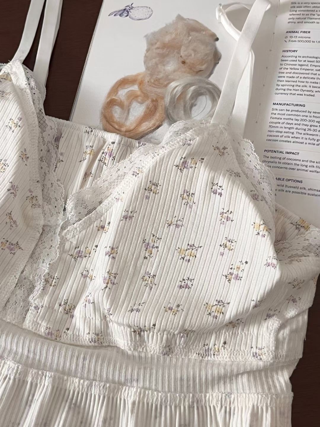 ☀️初夏連線 LIVE 4 | Petite Fleur Lace Trim Set (With Pad )