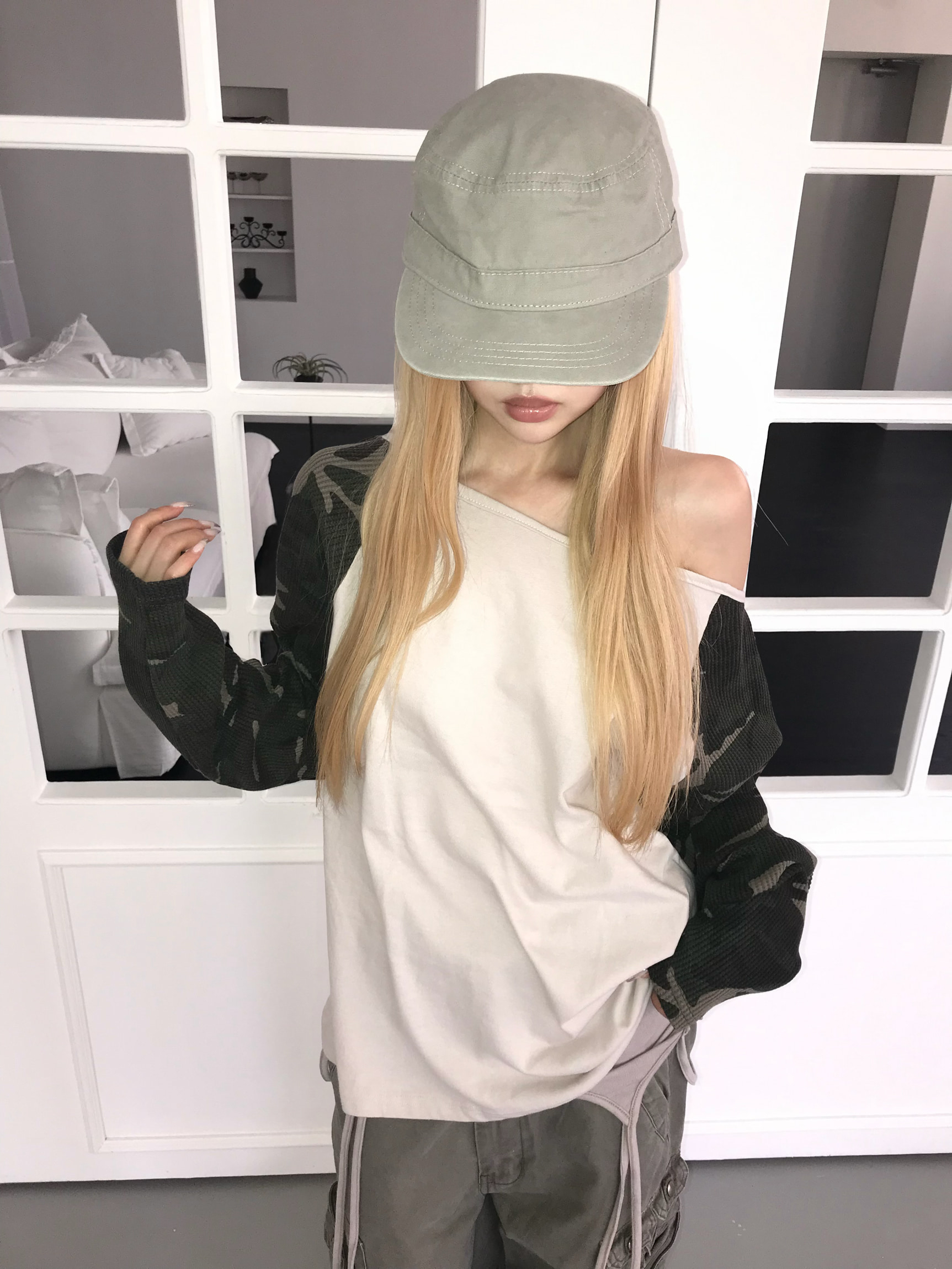 Camo Raglan Long Sleeve