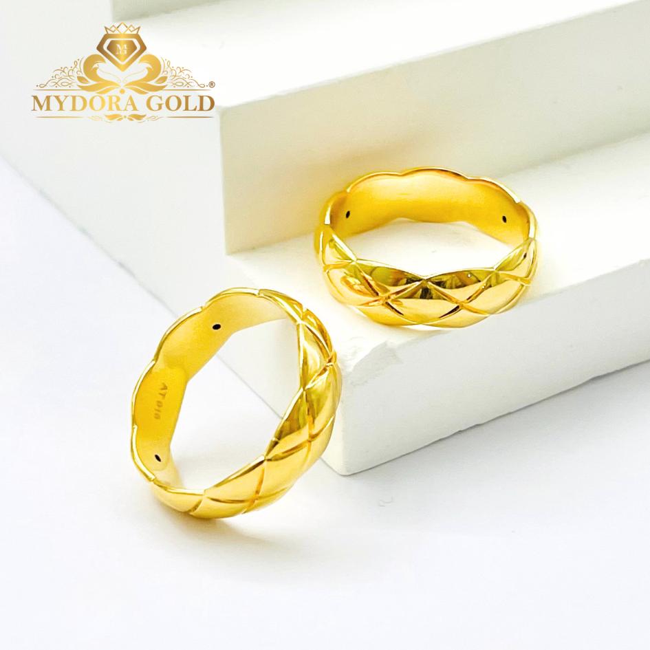 MYDORA Cincin Golden Rope L (5G) l EMAS 916/22K