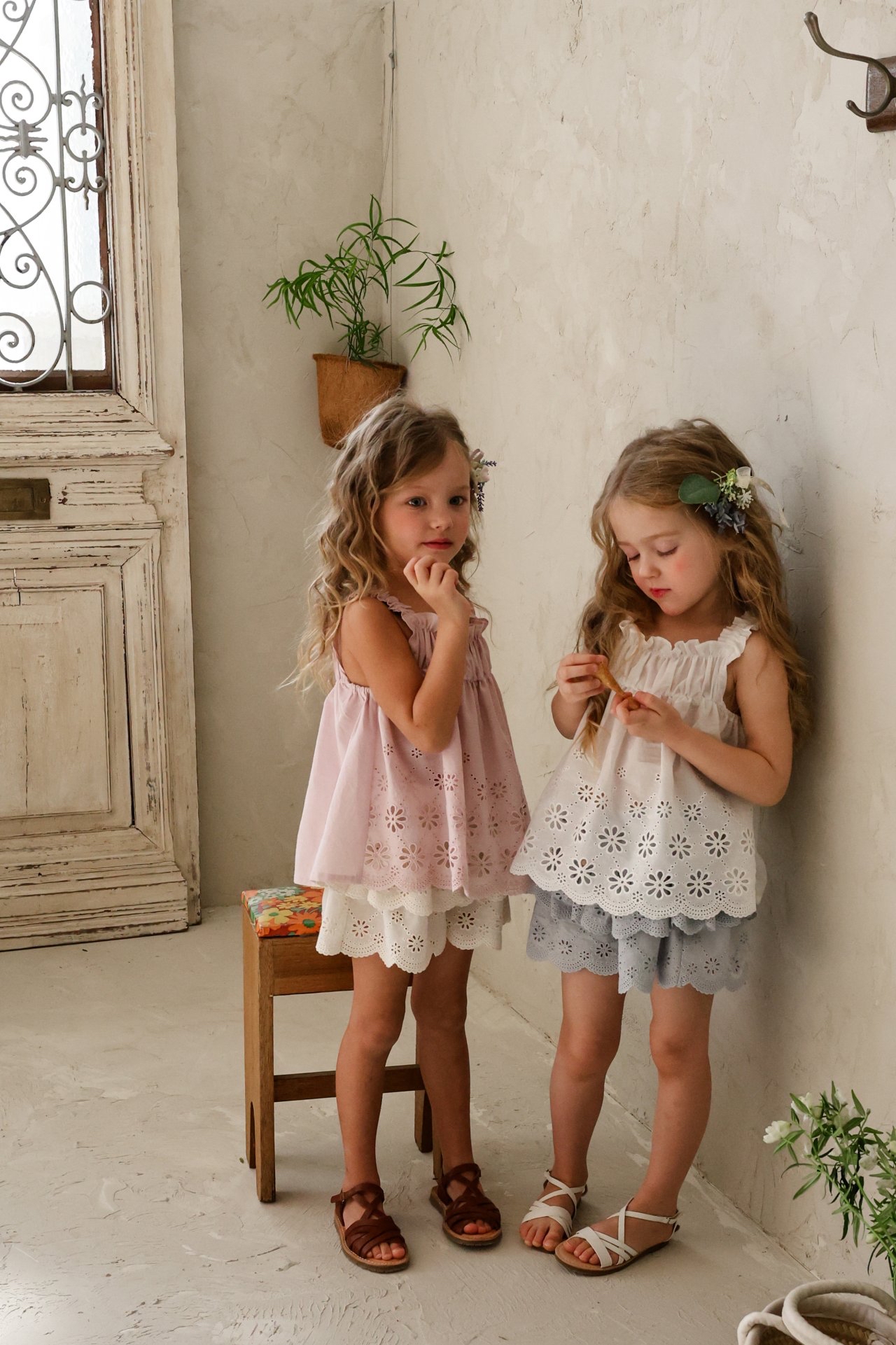 Flo | Layer skirt pants(Ivory 120(105-115)