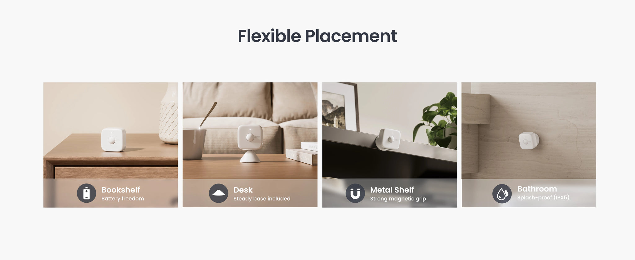 香港行貨 一年保養SwitchBot Presence Sensor 存在感測器 – 60GHz mmWave 雷達 + PIR + 光感 精準偵測靜止人體 AI防干擾 電池續航最長2年 IP55防水 支援Apple