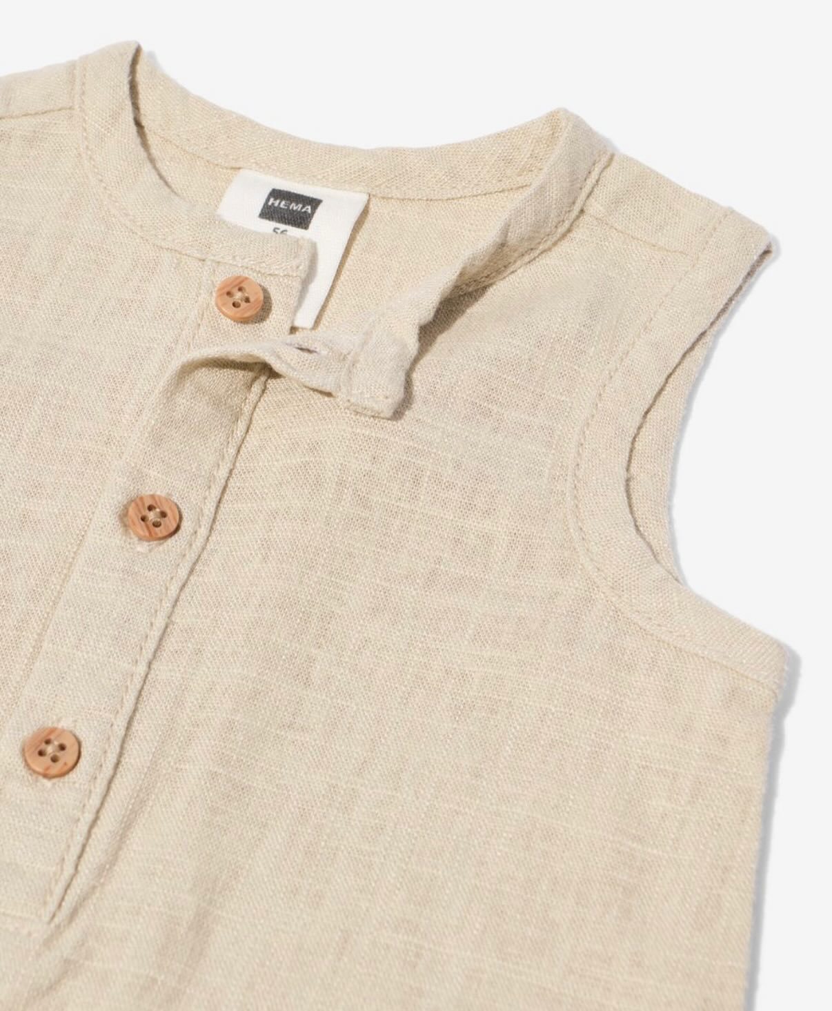 Miffy newborn linen jumpsuit (sand)