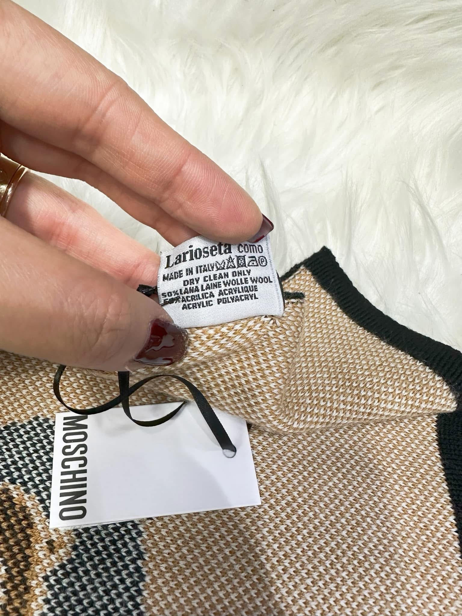 Moschino scarf BearS/blk