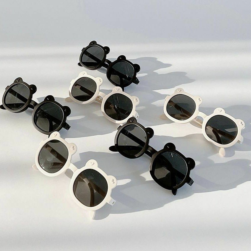 Dottodot 度假風-輕鬆外出靈活折疊太陽鏡（白）