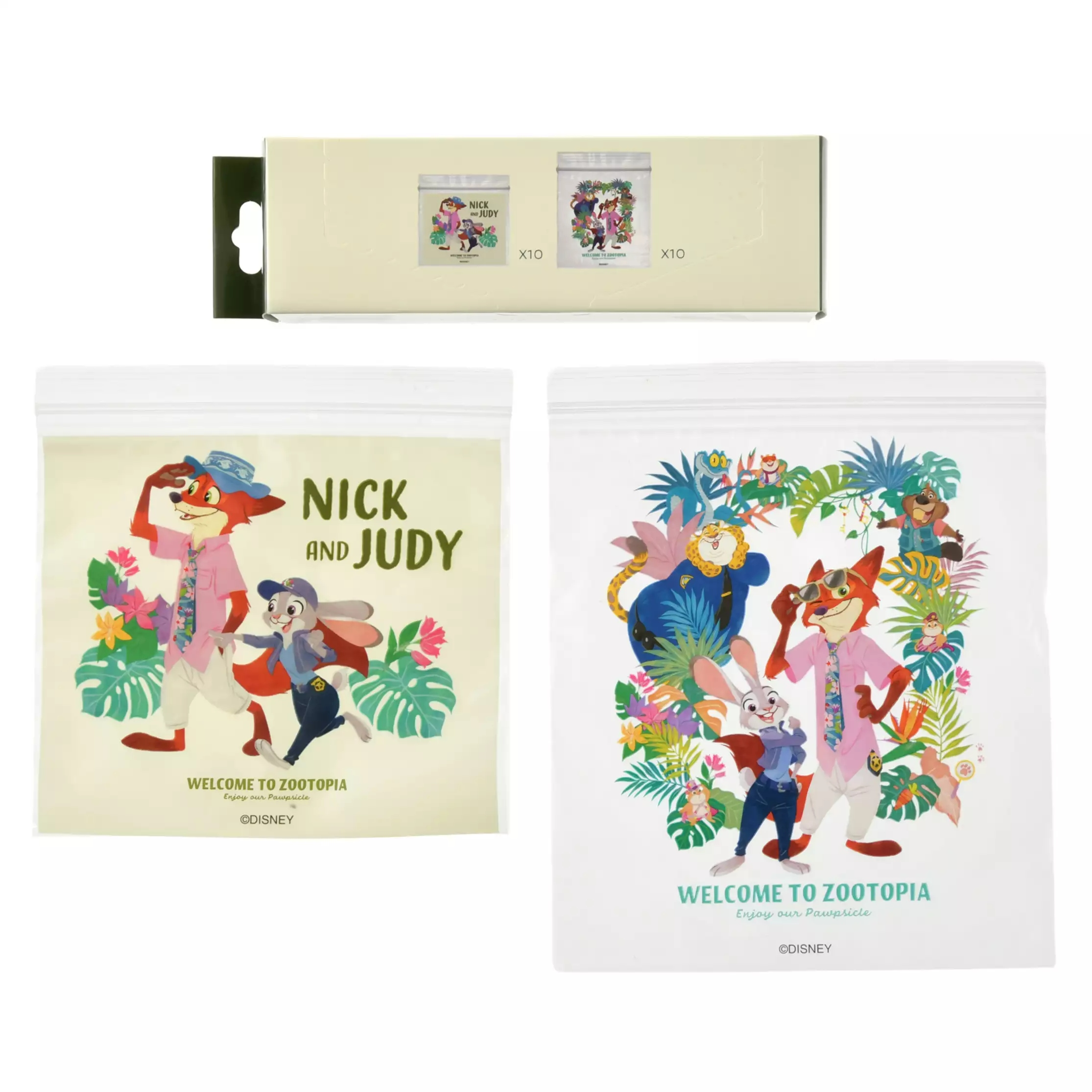 🌸 【預訂】Zipper Bag - TROPICAL ZOOTOPIA